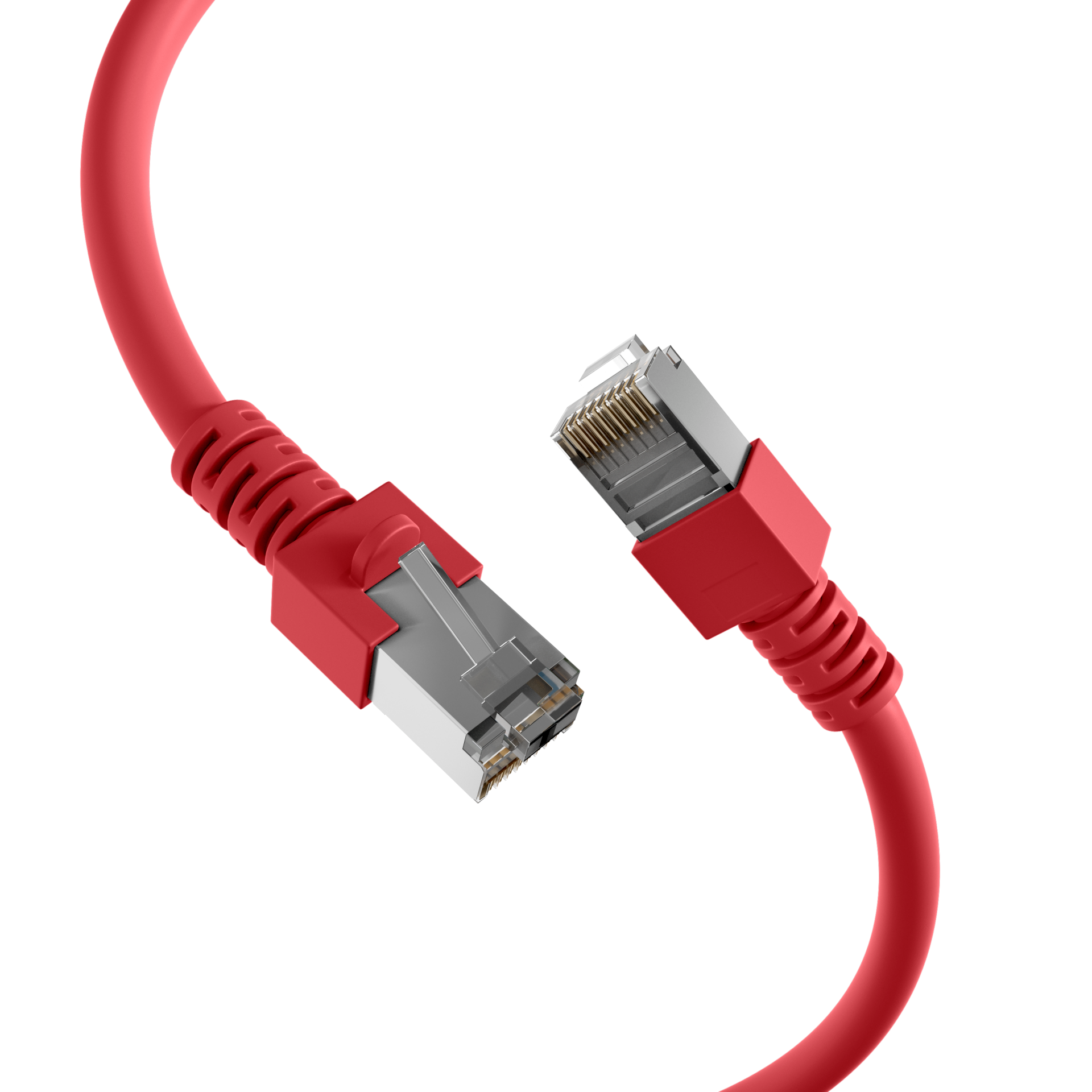 RJ45 Patchkabel Cat.5e SF/UTP PVC  CCA rot 3m