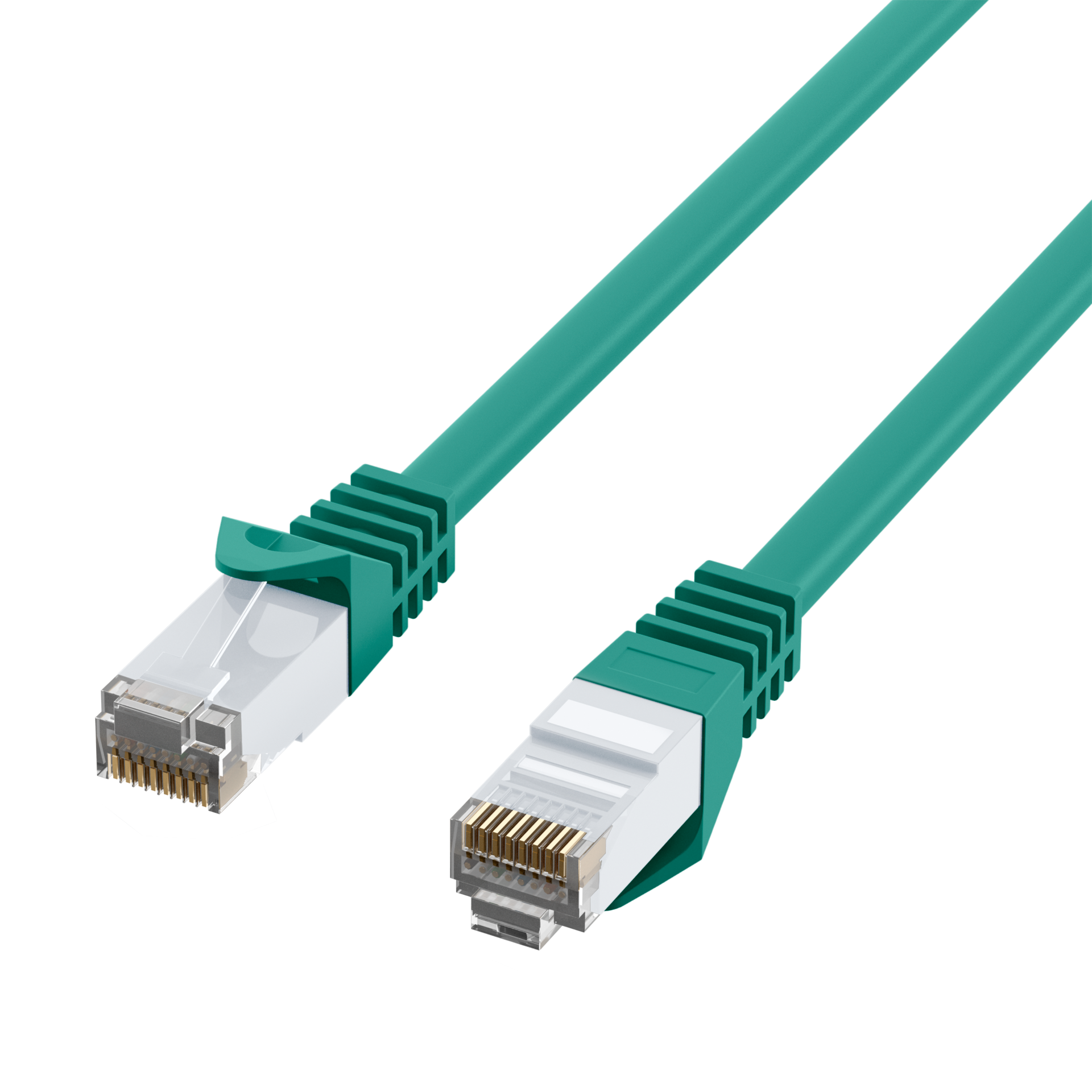 RJ45 Patchkabel Cat.6 U/UTP LSZH  CCA grün 3m