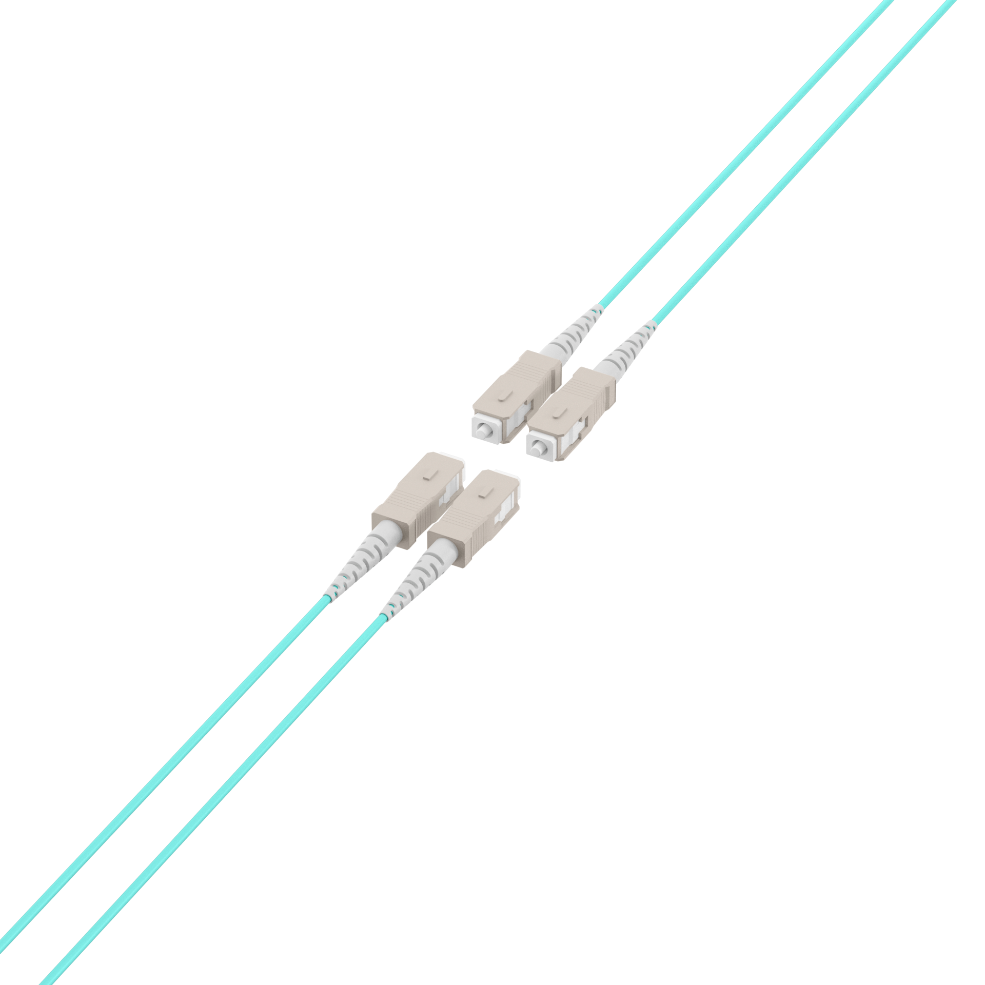 Trunkkabel U-DQ(ZN)BH OM3 4G (1x4) SC-SC,20m Dca LSZH