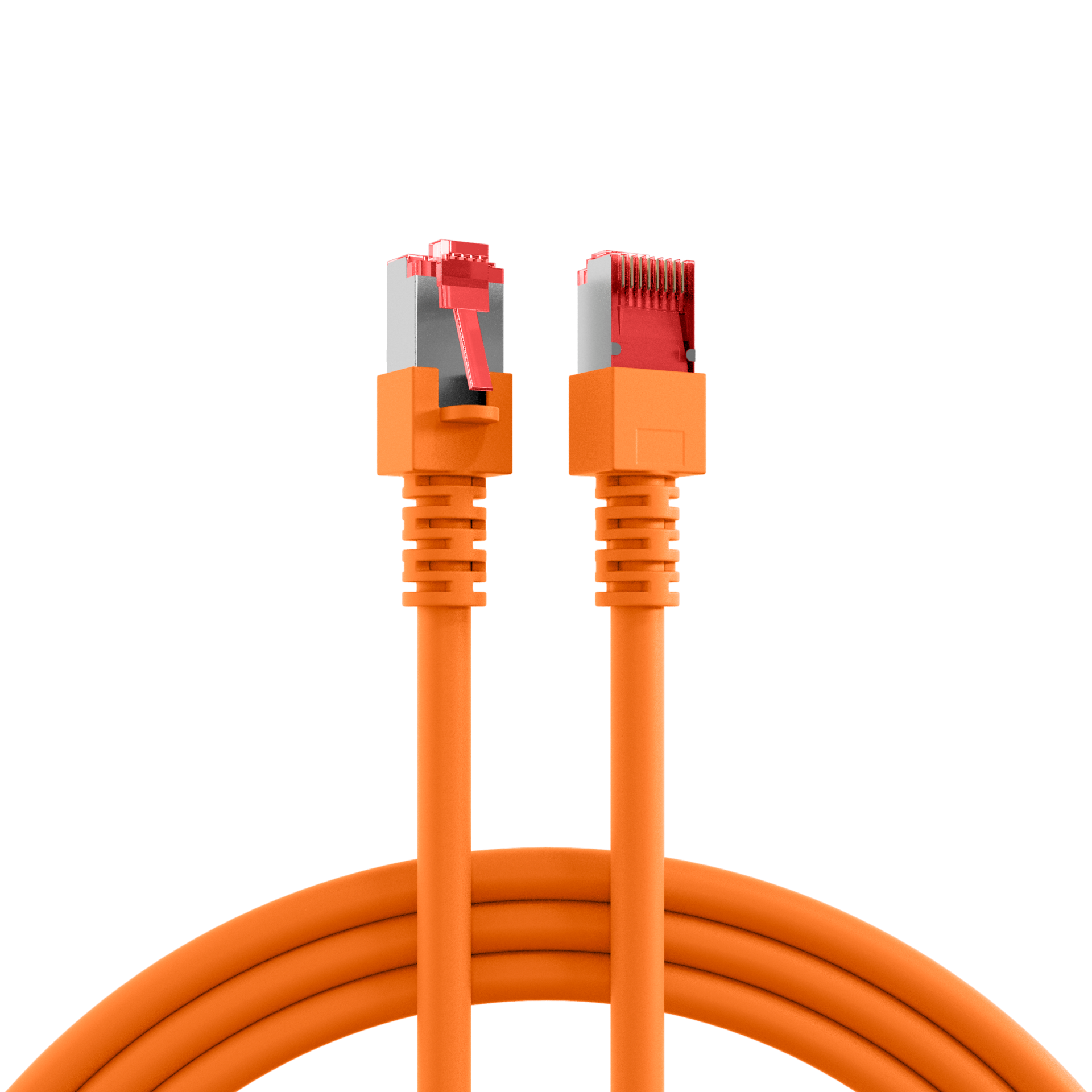 RJ45 Patchkabel Cat.6 S/FTP LSZH  orange 2m