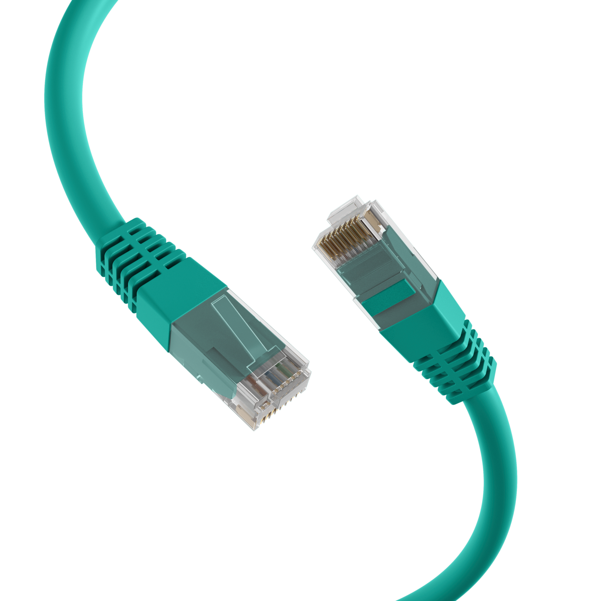 RJ45 Patchkabel Cat.6 U/UTP PVC  CCA grün 5m