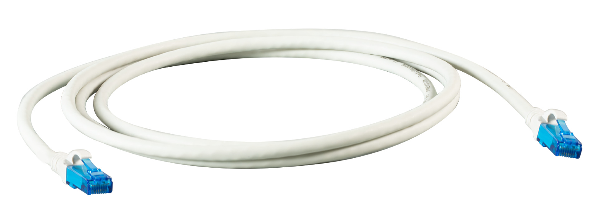 INFRALAN® RJ45 Patchkabel U/UTP, Cat.6A, LSZH, Premium, 500MHz, 10m, grau