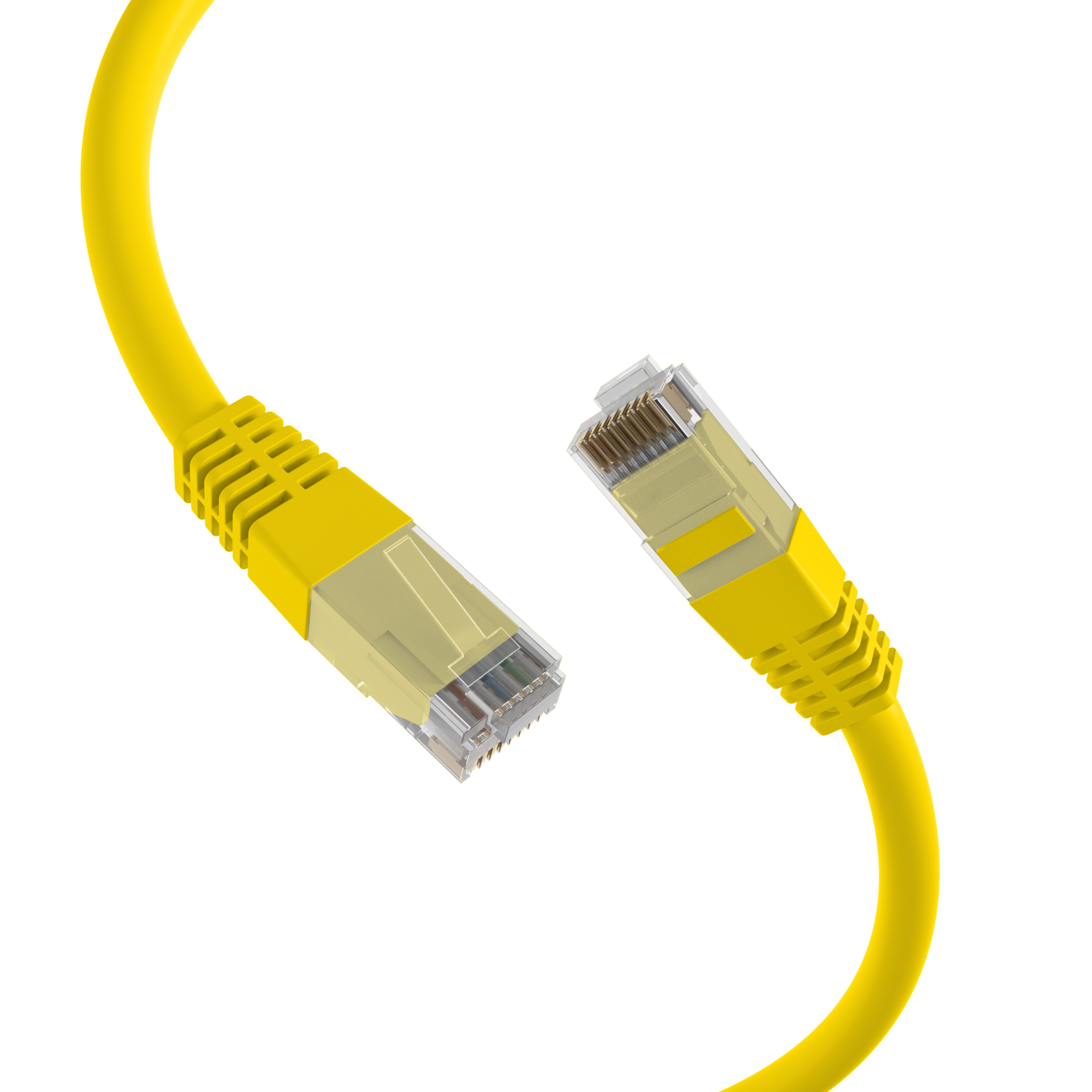 RJ45 Patchkabel Cat.6 U/UTP PVC  CCA gelb 7,5m