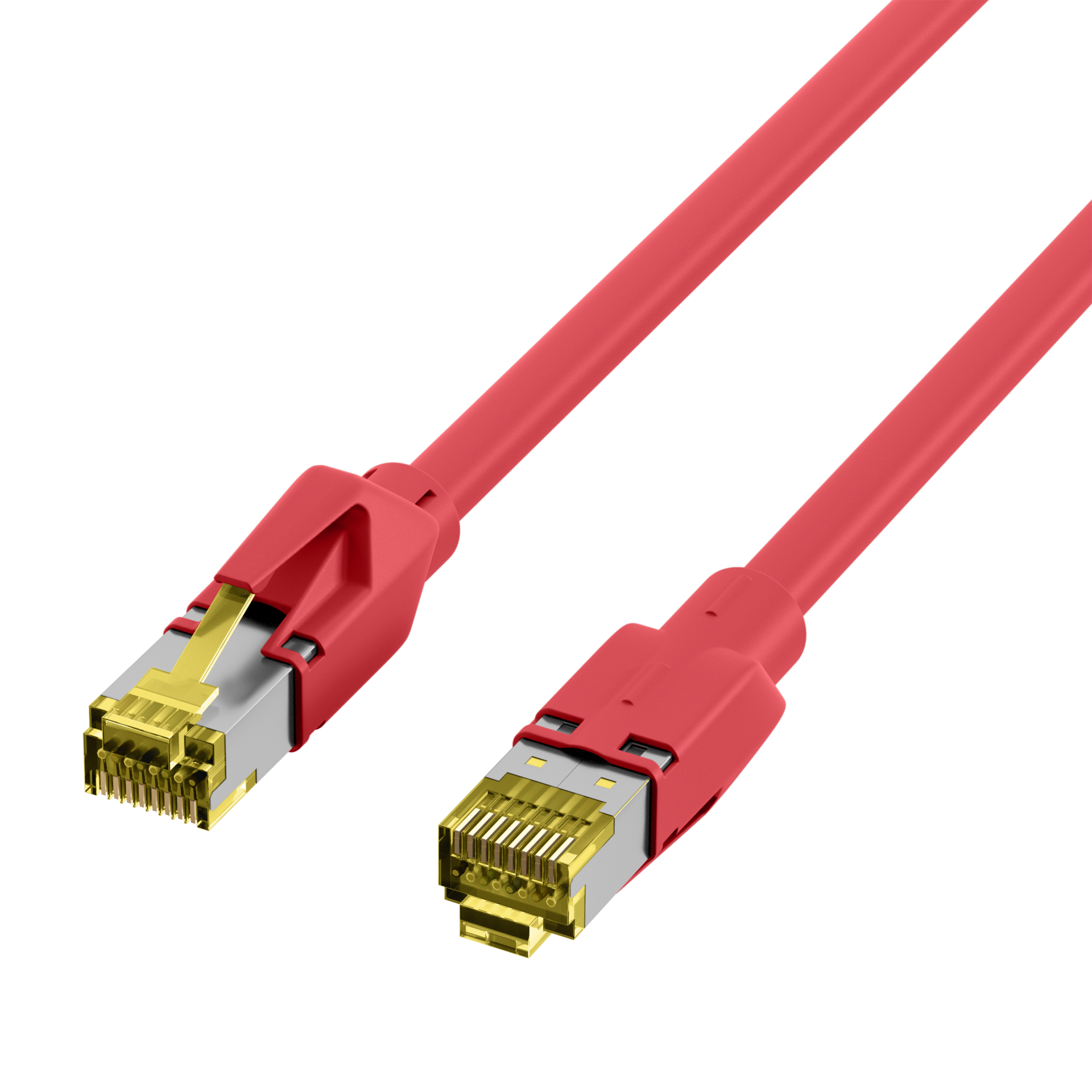 RJ45 Patchkabel Cat.6A S/FTP LSZH  Draka UC900 TM31 rot 2m