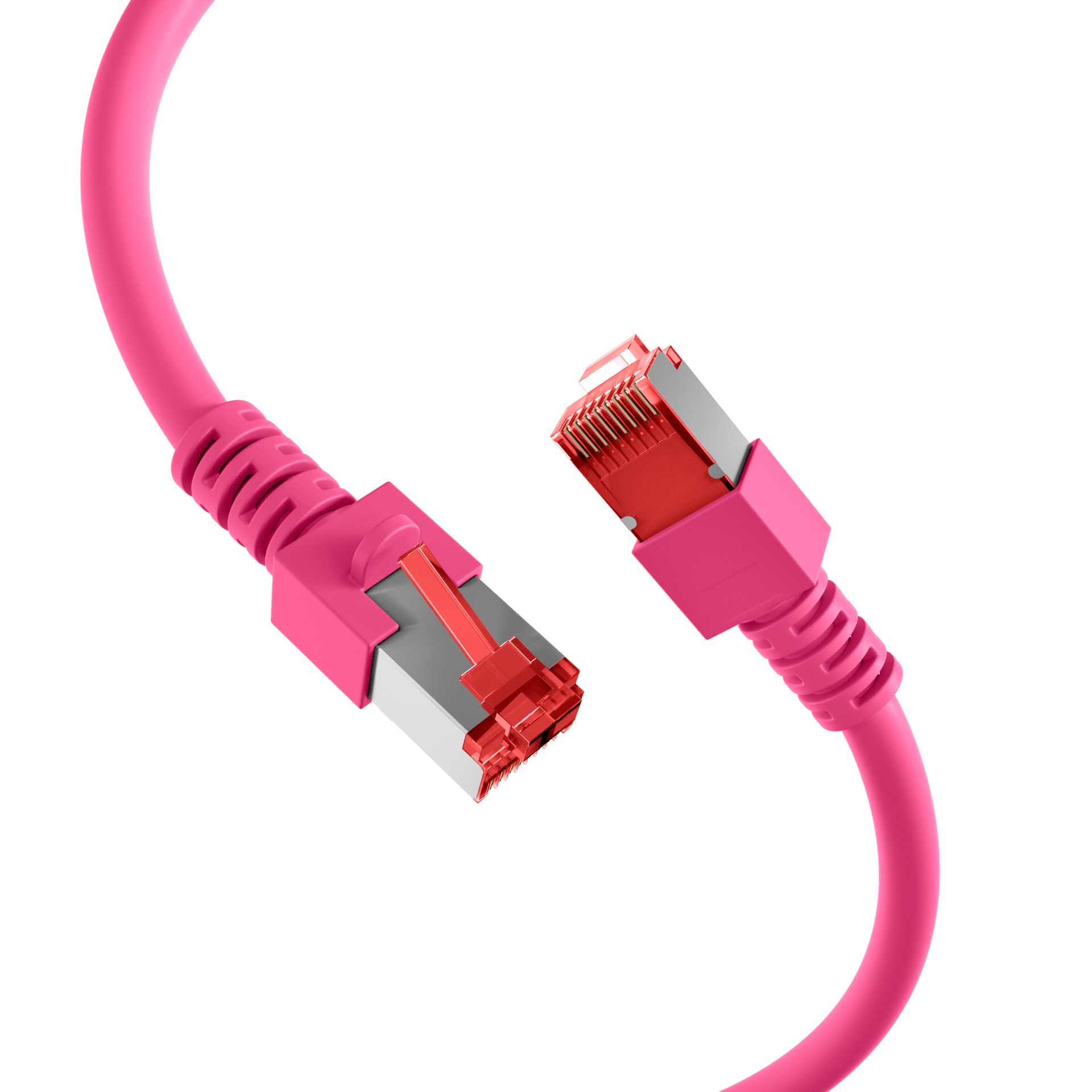 RJ45 Patchkabel Cat.6 S/FTP LSZH  magenta 7,5m