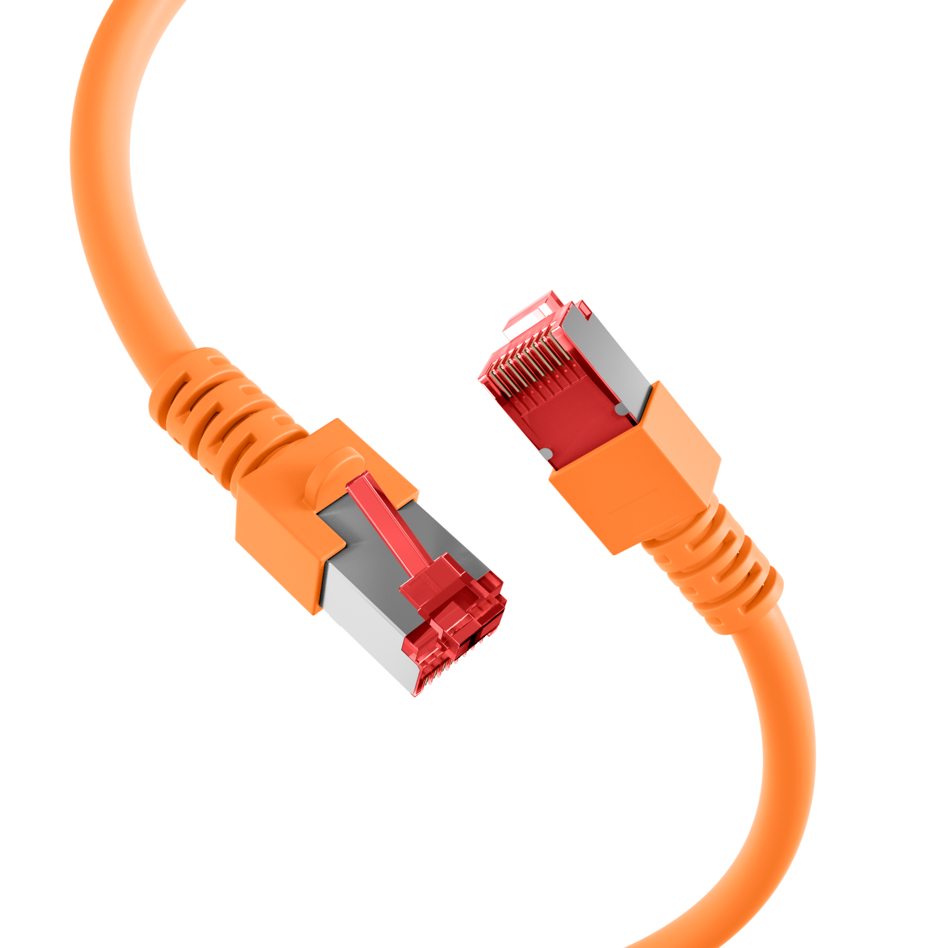 RJ45 Patchkabel Cat.6 S/FTP LSZH  orange 0,5m