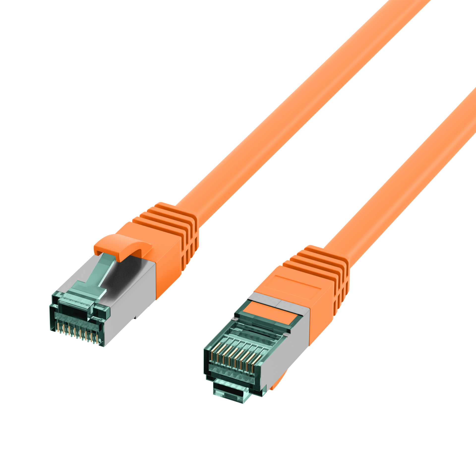 RJ45 Patchkabel Cat.6A S/FTP LSZH  orange 30m