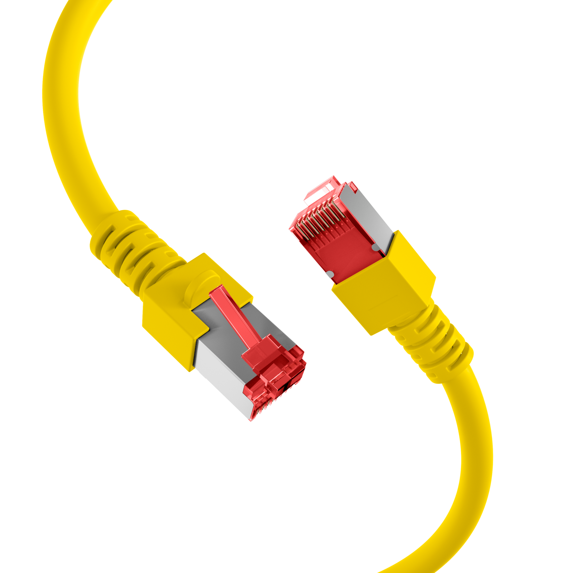 RJ45 Patchkabel Cat.6 S/FTP LSZH  gelb 0,25m