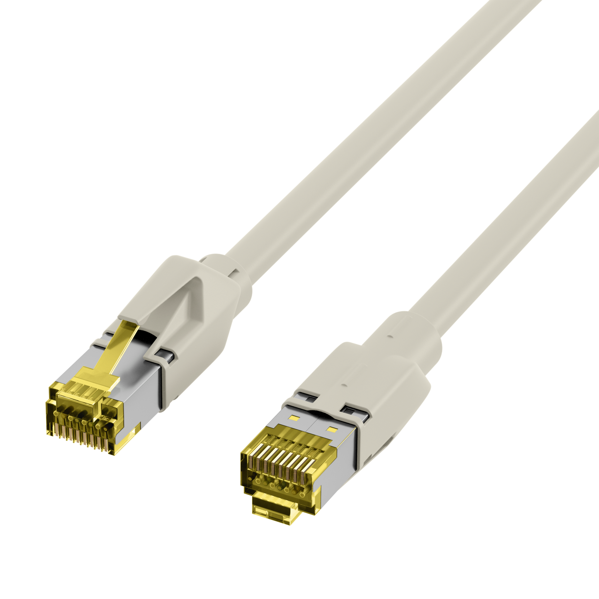 RJ45 Patchkabel Cat.6A S/FTP LSZH  Draka UC900 TM31 grau 50m