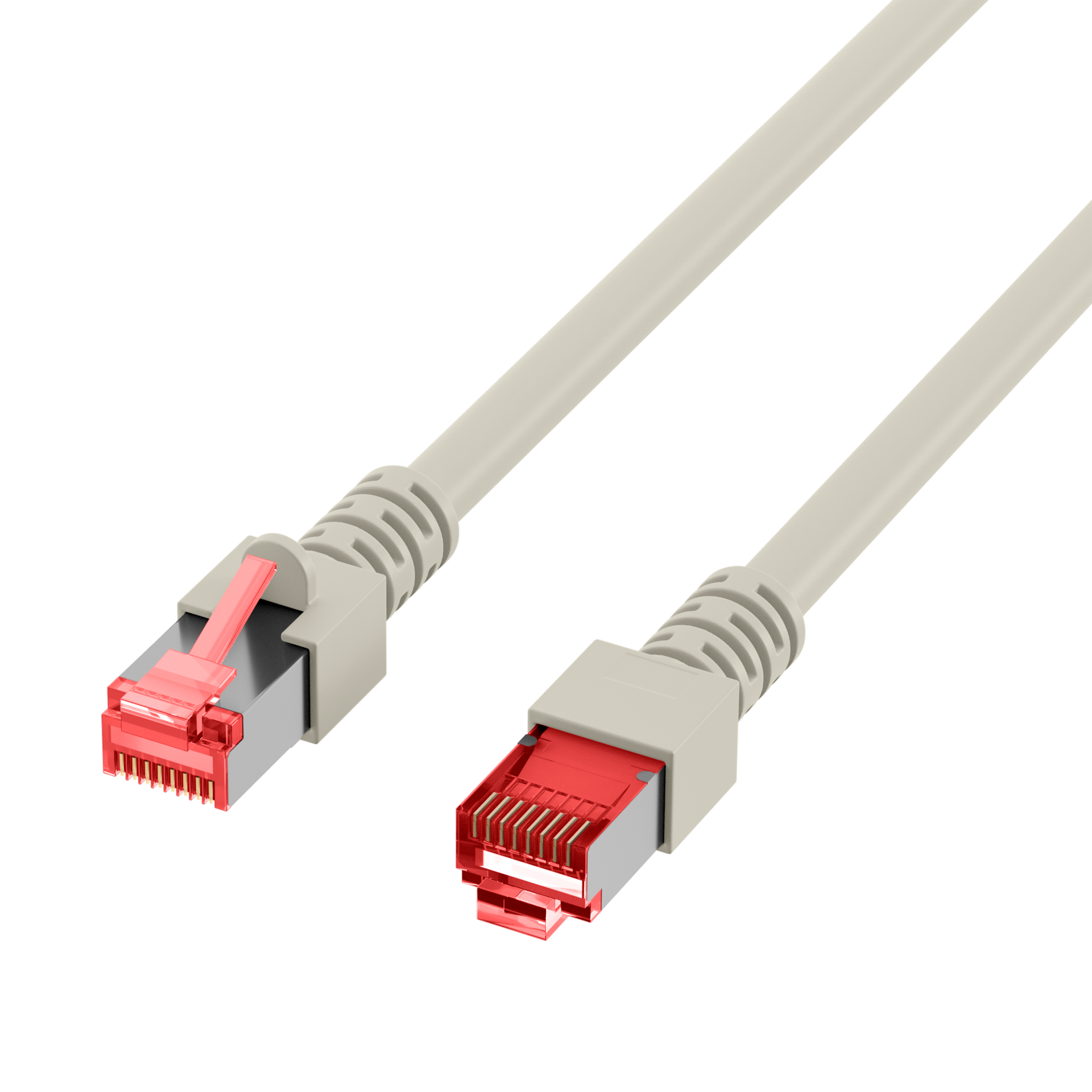 RJ45 Patchkabel Cat.6 S/FTP LSZH  grau 5m