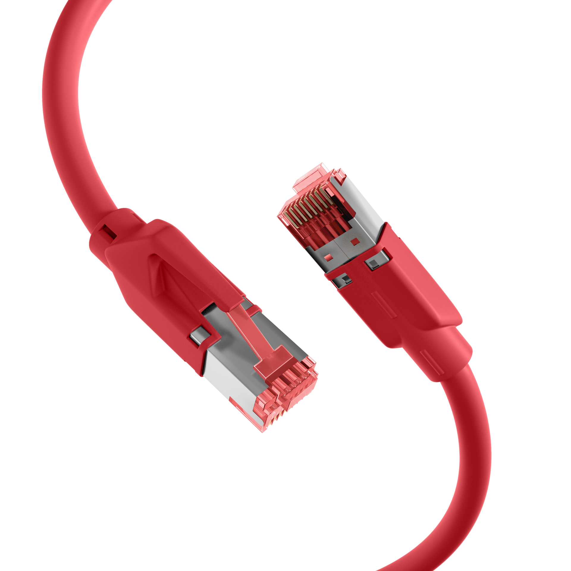 RJ45 Patchkabel Cat.6A S/FTP LSZH  Draka UC900 TM21 rot 1,5m