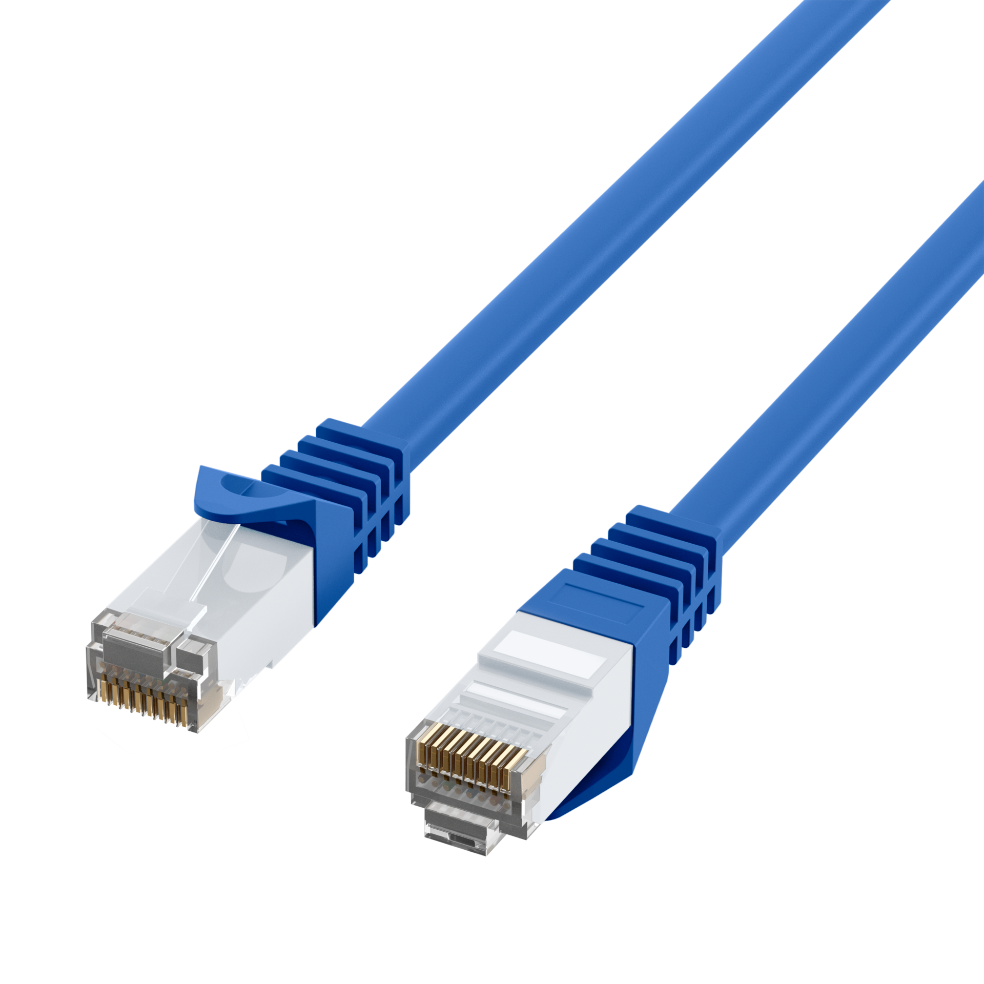 RJ45 Patchkabel Cat.6 U/UTP LSZH  CCA blau 10m