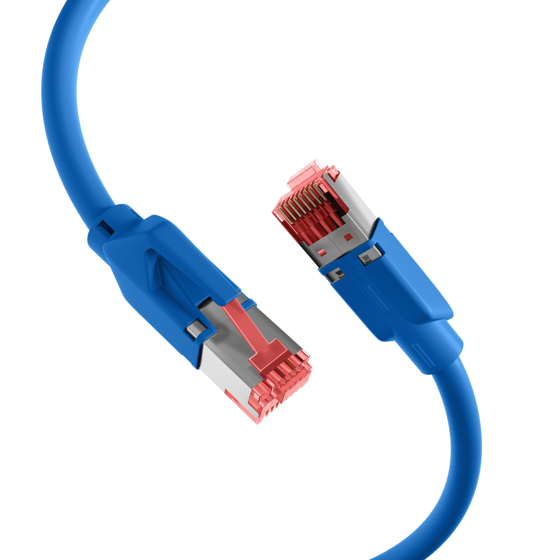 RJ45 Patchkabel Cat.6A S/FTP LSZH,Draka UC900 TM21 blau 0,25m