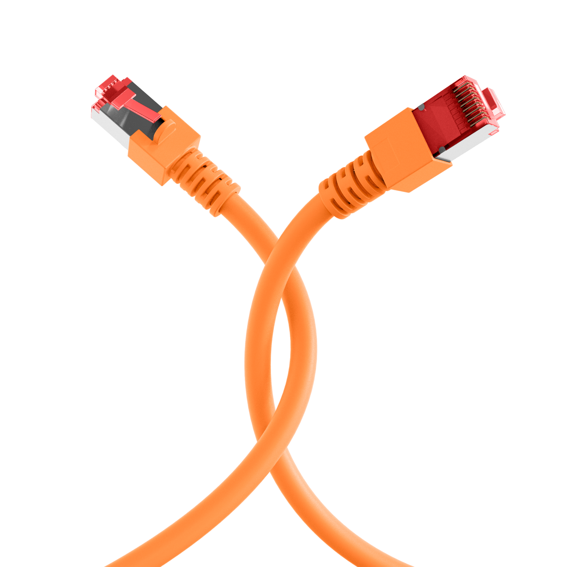 RJ45 Patchkabel Cat.6 S/FTP LSZH  orange 30m