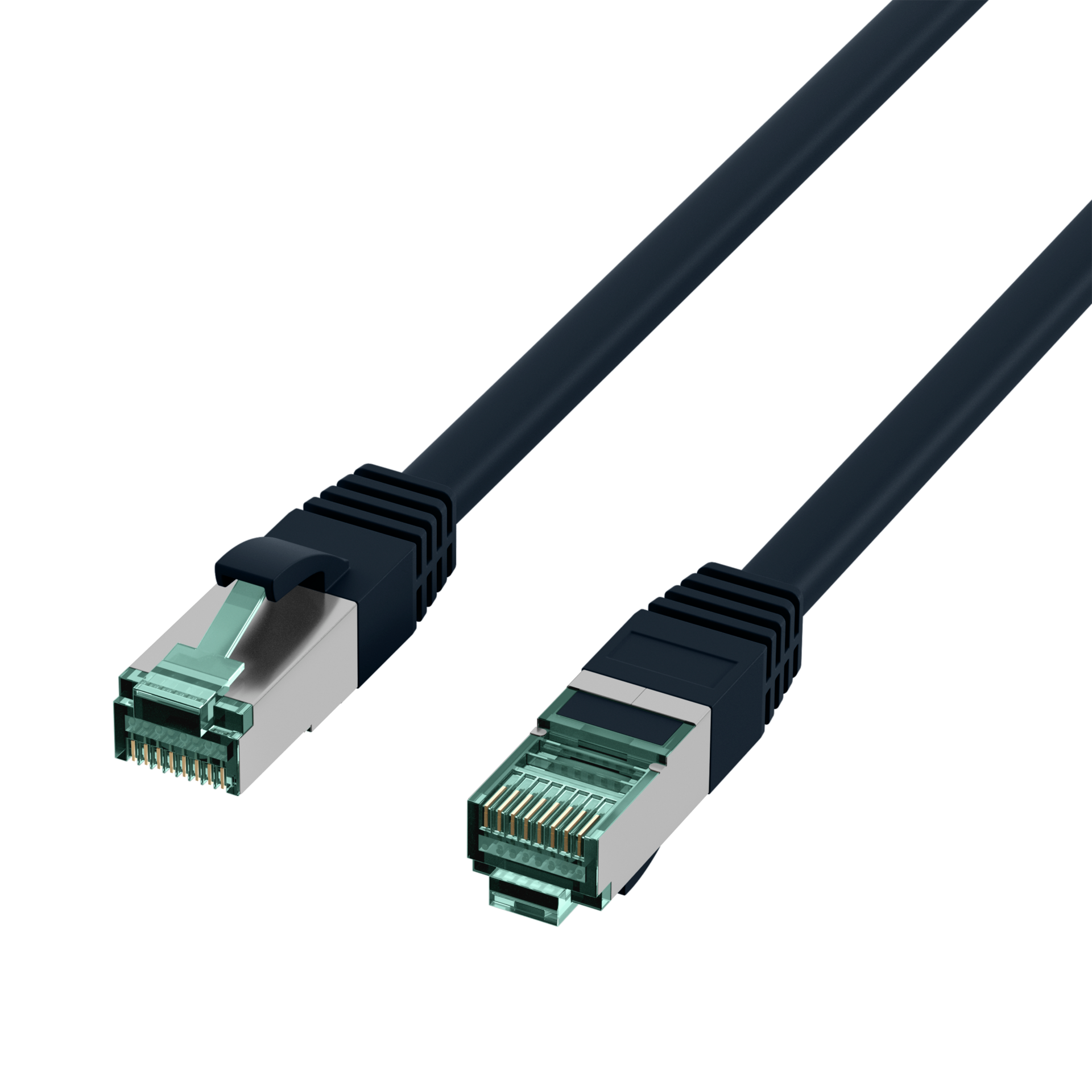 RJ45 Patchkabel Cat.6A S/FTP LSZH  schwarz 5m