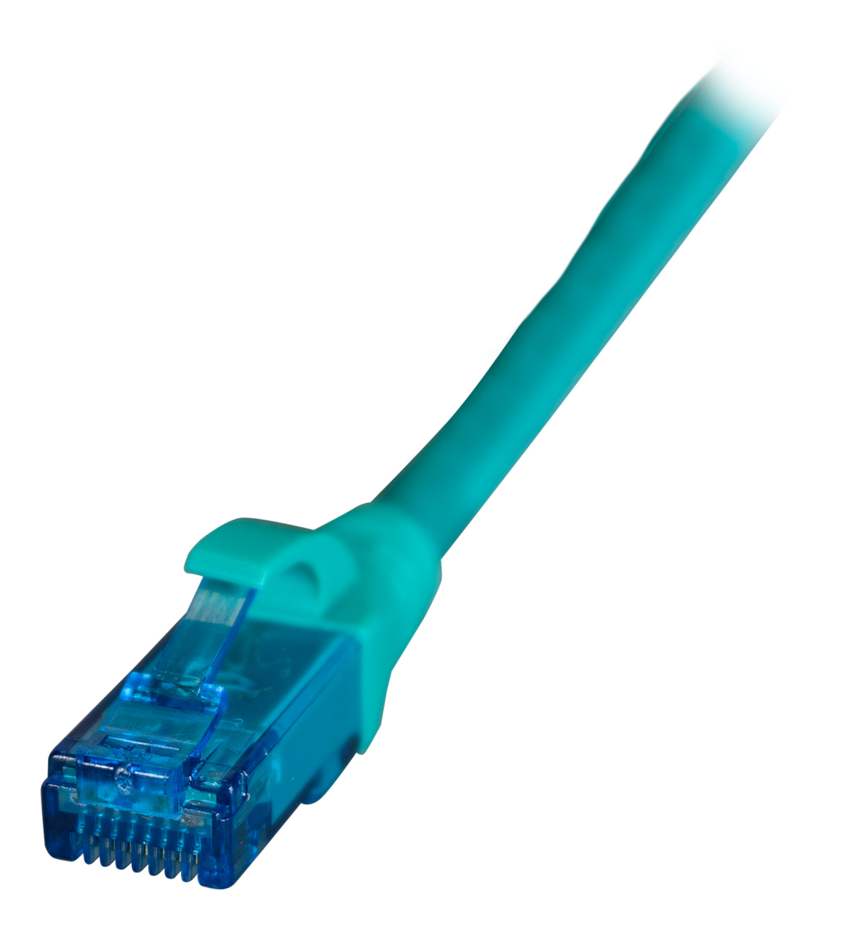 INFRALAN® RJ45 Patchkabel U/UTP, Cat.6A, LSZH, Premium, 500MHz, 1m, grün