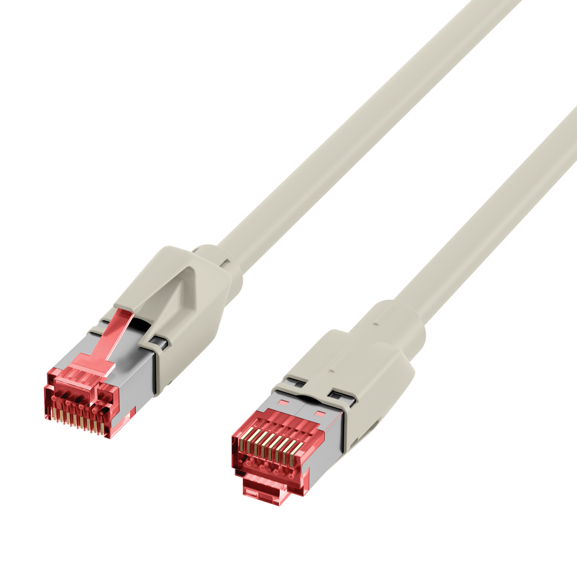 RJ45 Patchkabel Cat.6A S/FTP LSZH  Draka UC900 TM21 grau 3m