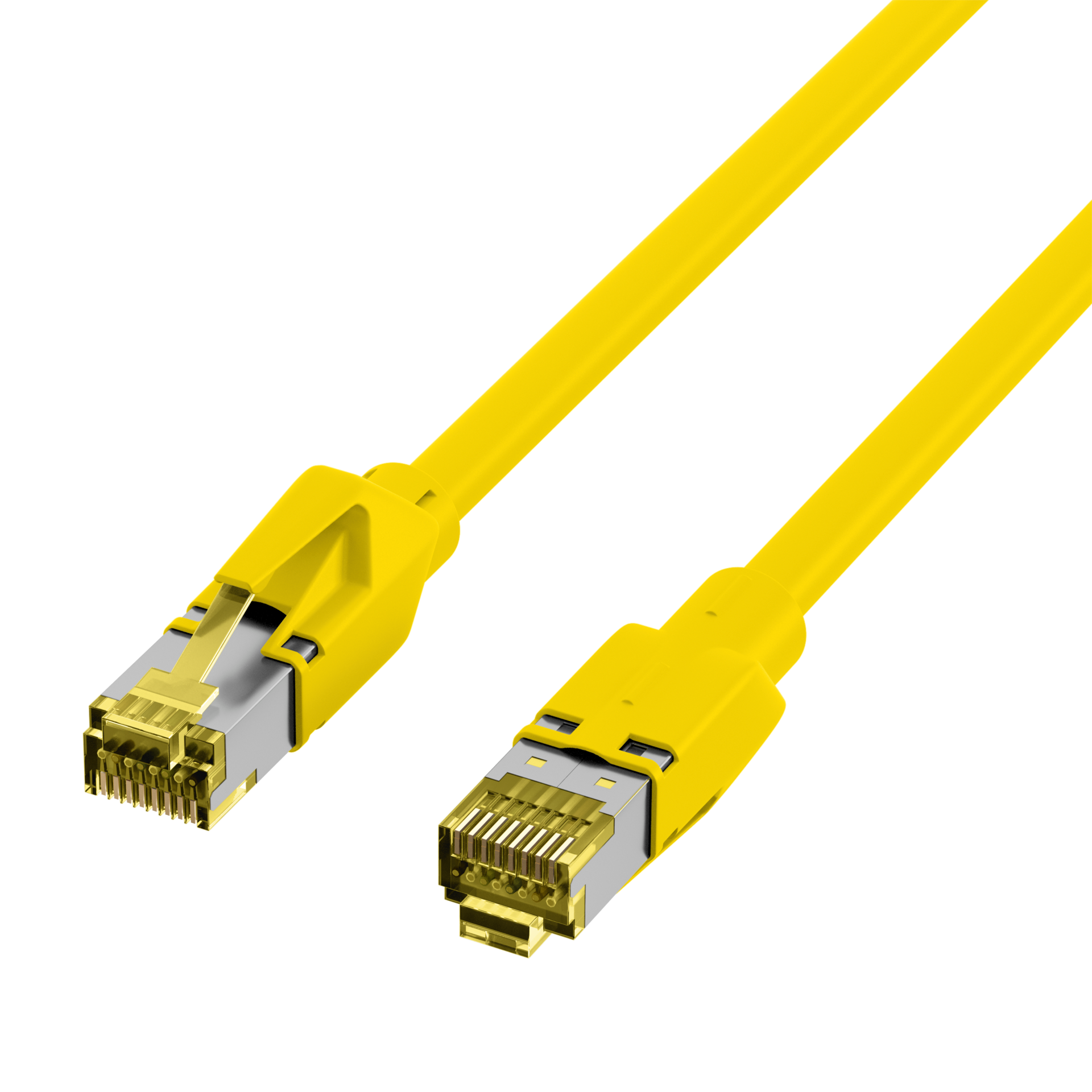 RJ45 Patchkabel Cat.6A S/FTP LSZH  Draka UC900 TM31 gelb 25m