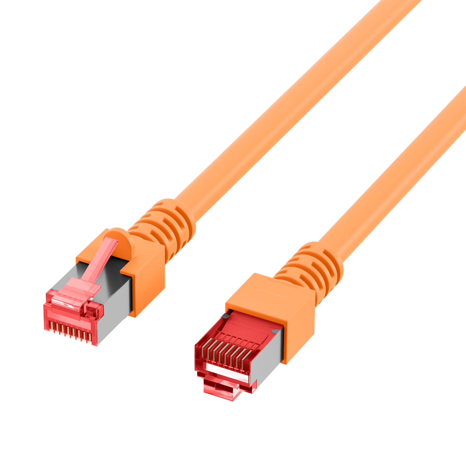 RJ45 Patchkabel Cat.6 S/FTP LSZH  orange 20m