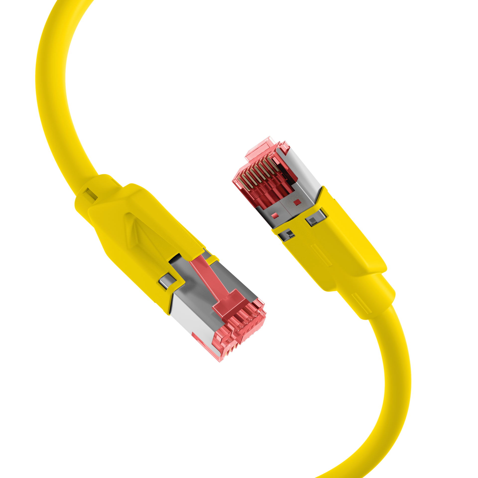 RJ45 Patchkabel Cat.6A S/FTP LSZH  Draka UC900 TM21 gelb 30m