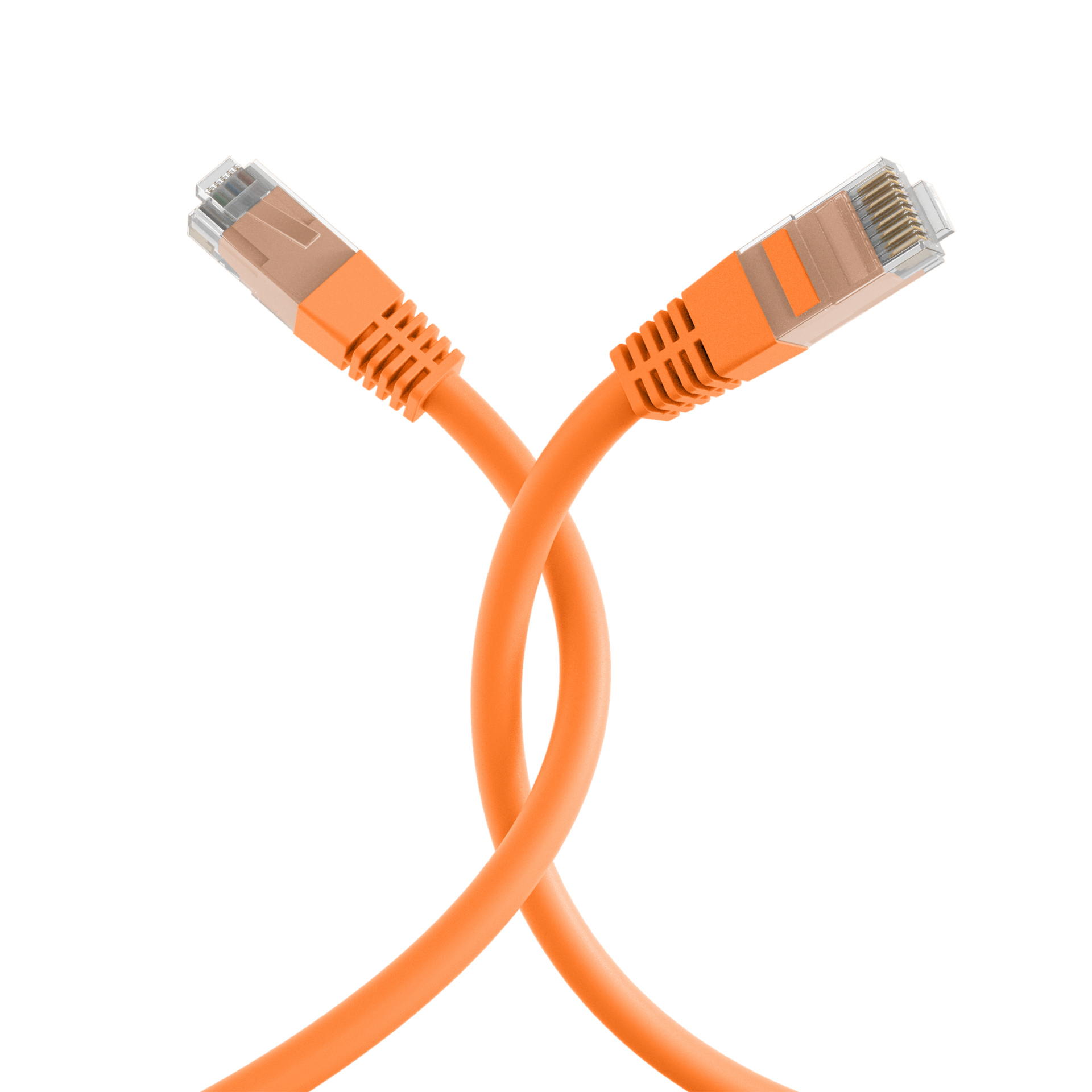 RJ45 Patchkabel Cat.5e U/UTP PVC  CCA orange 30m