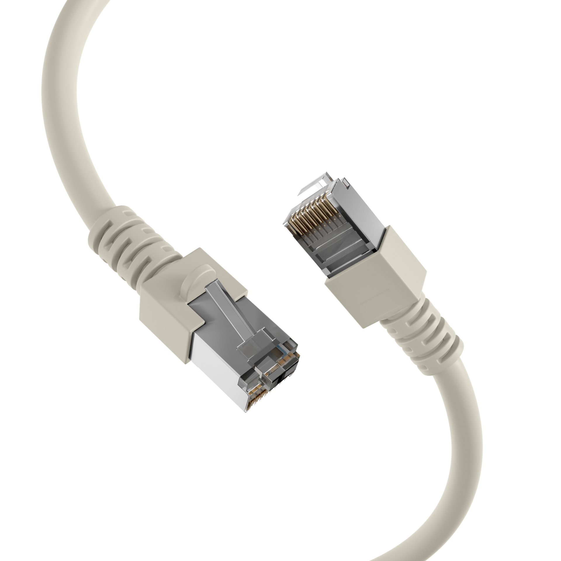 RJ45 Patchkabel Cat.5e SF/UTP PVC  CCA grau 20m