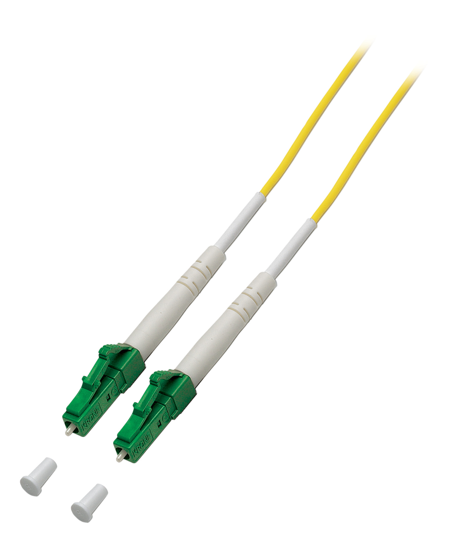 Simplex LWL Patchkabel LC/APC-LC/APC G657.A2 2m 2,0mm Gelb 9/125µm