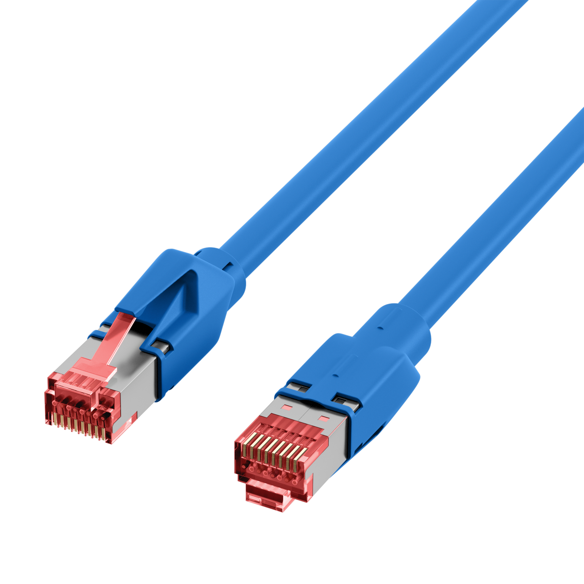 RJ45 Patchkabel Cat.6A S/FTP LSZH  Draka UC900 TM21 blau 15m