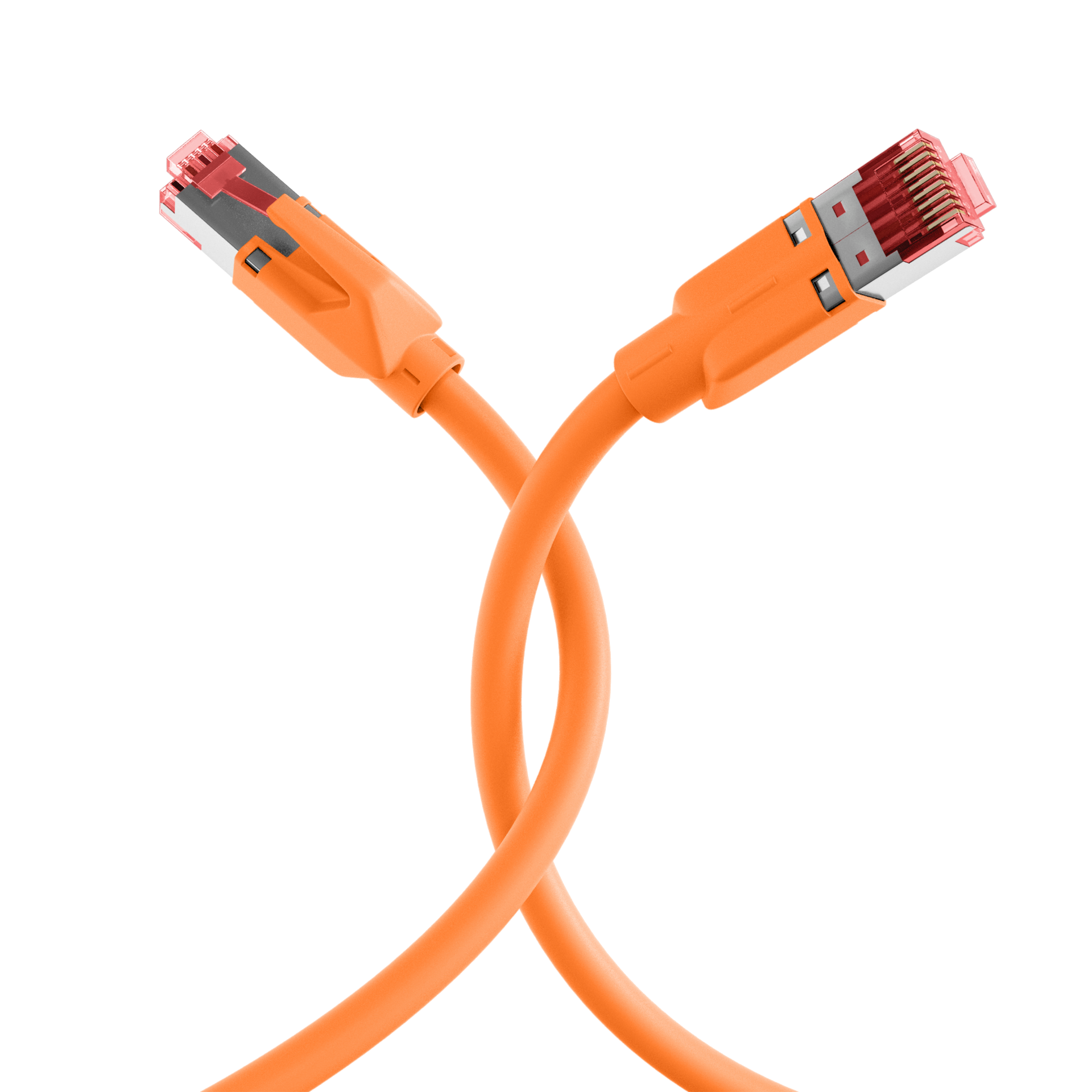 RJ45 Patchkabel Cat.6A S/FTP LSZH  Draka UC900 TM21 orange 25m