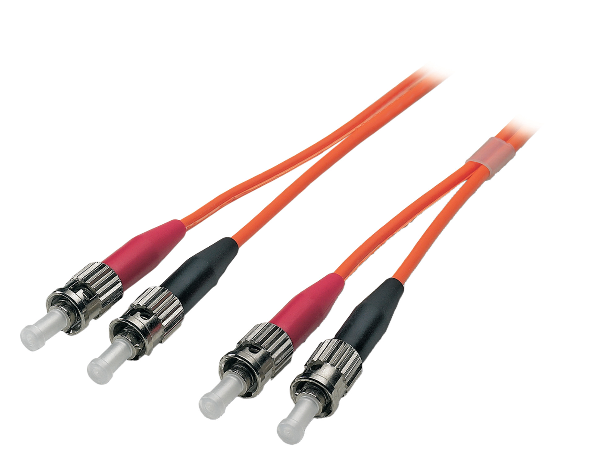 Duplex Jumper ST-ST 50/125µ, OM2, LSZH, orange, 3.0mm, 1m