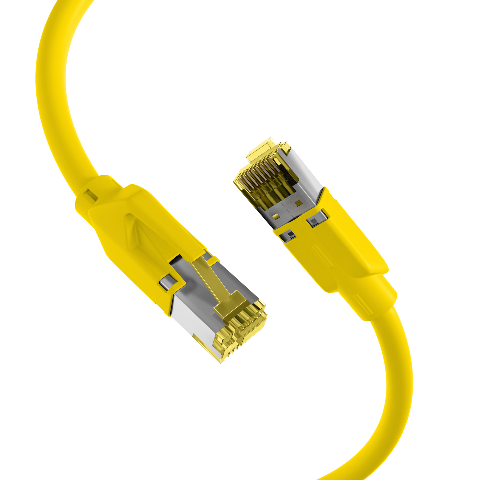 RJ45 Patchkabel Cat.6A S/FTP LSZH  Draka UC900 TM31 gelb 10m