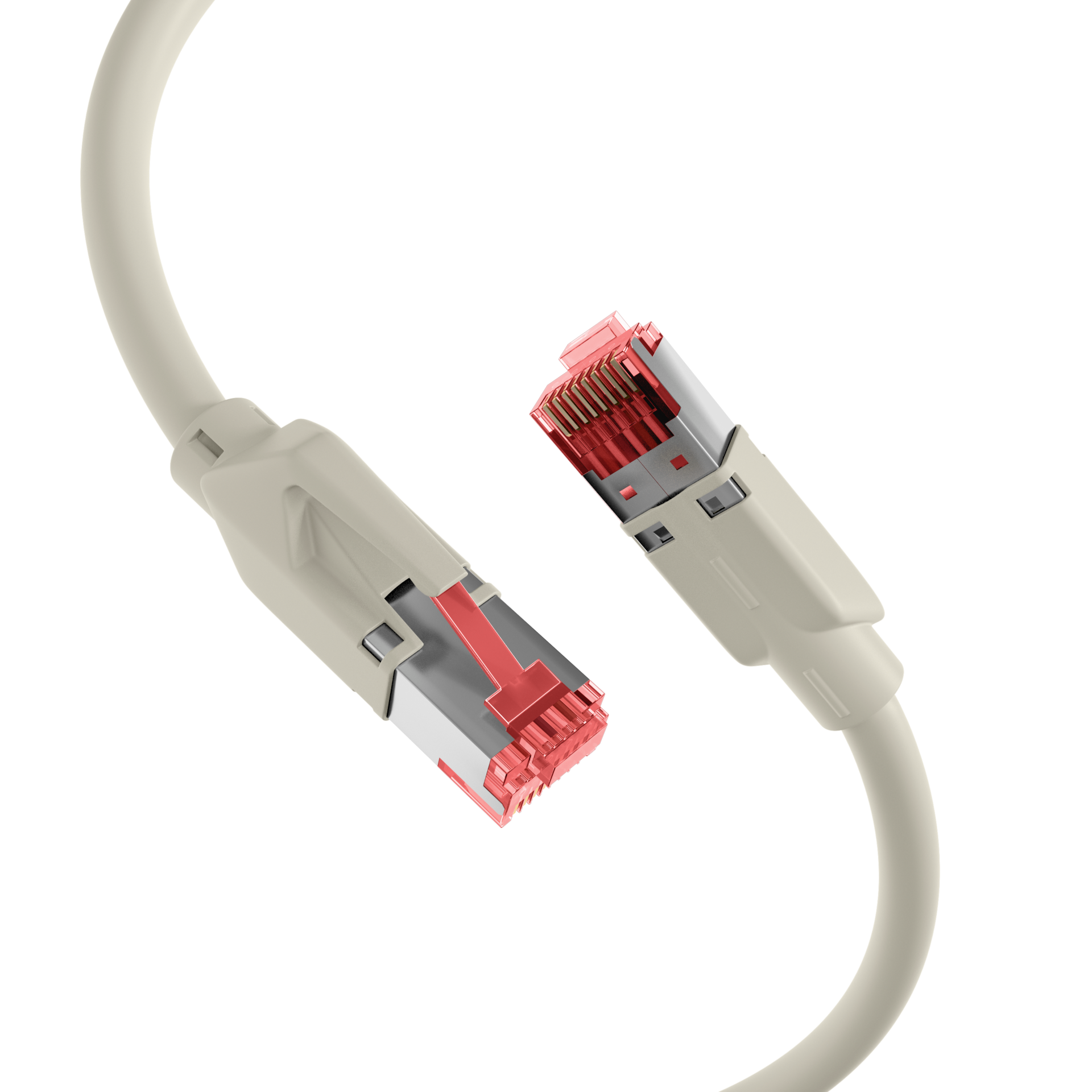 RJ45 Patchkabel Cat.6A S/FTP LSZH  Draka UC900 TM21 grau 5m