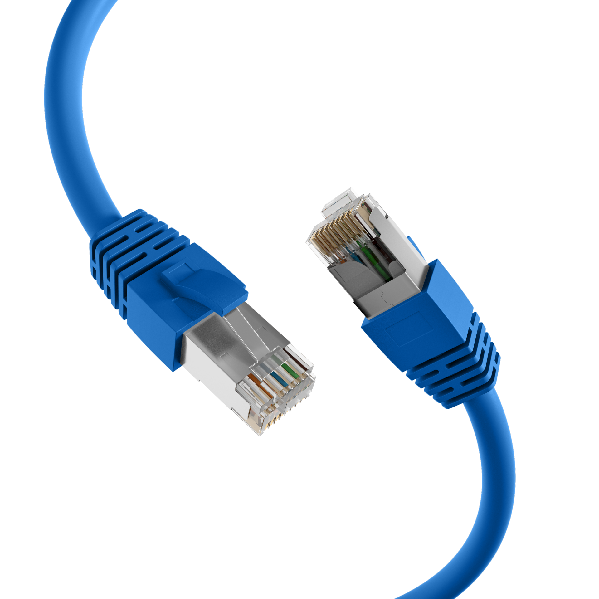 RJ45 Patchkabel Cat.8.1 S/FTP LSZH BC blau 3m