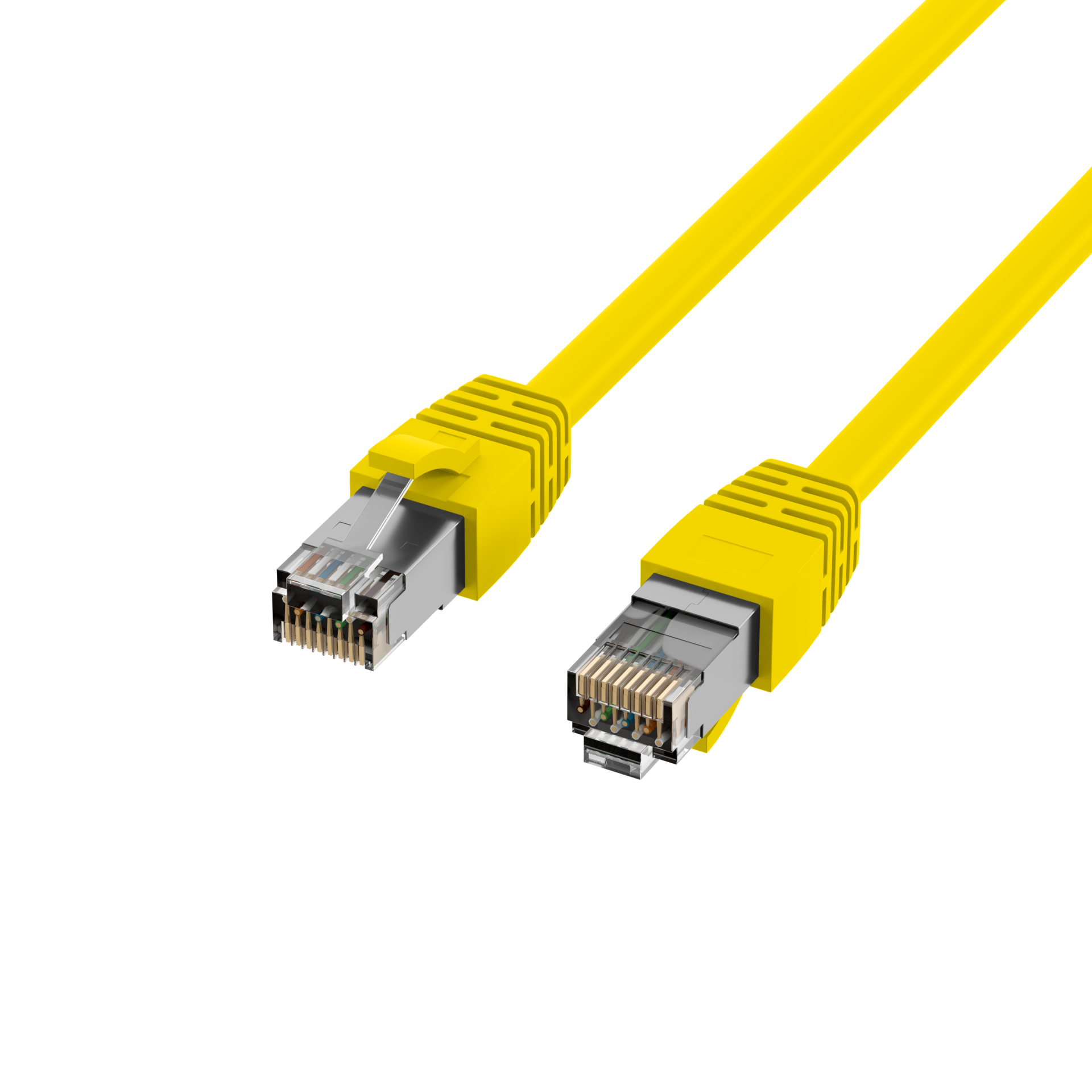 RJ45 Patchkabel Cat.8.1 S/FTP LSZH BC gelb 3m