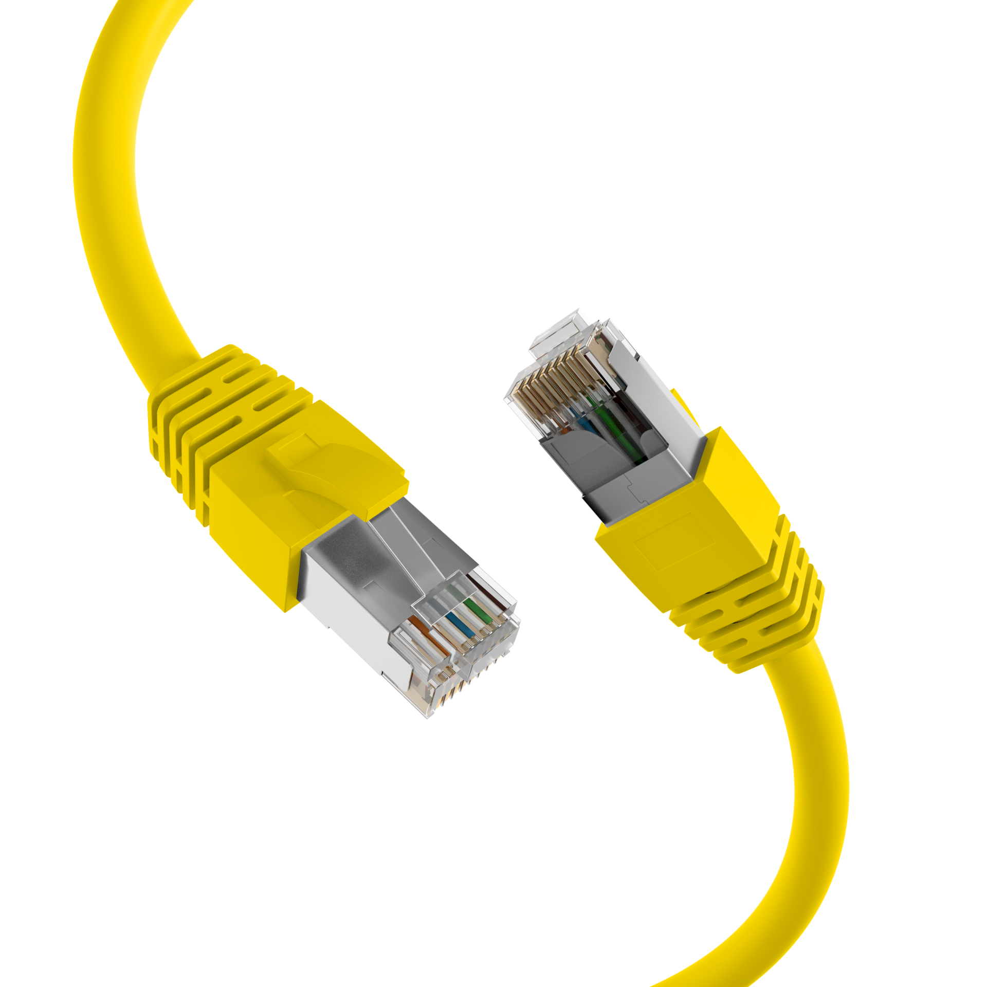 RJ45 Patchkabel Cat.8.1 S/FTP LSZH BC gelb 1m