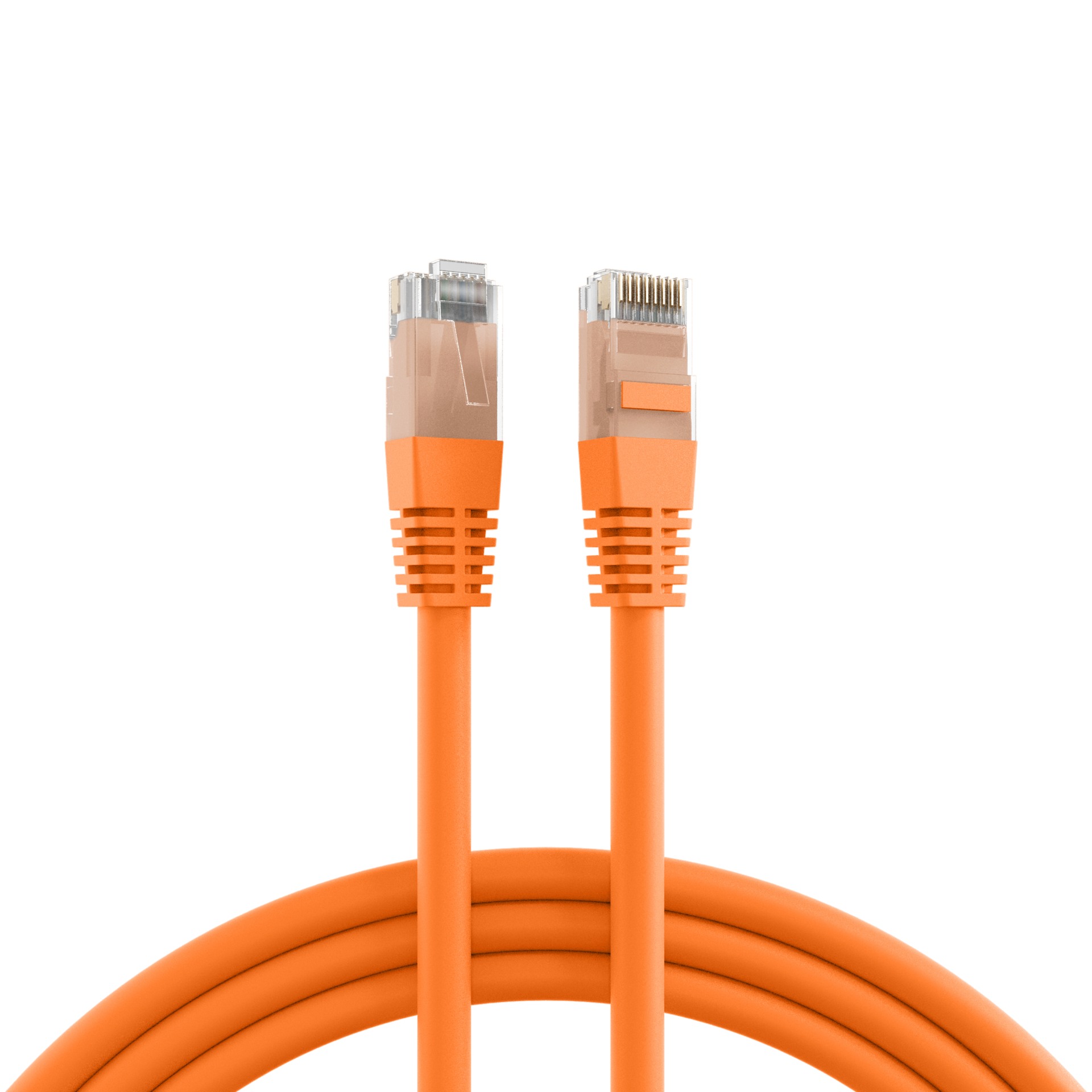 RJ45 Patchkabel Cat.6 U/UTP PVC  CCA orange 20m