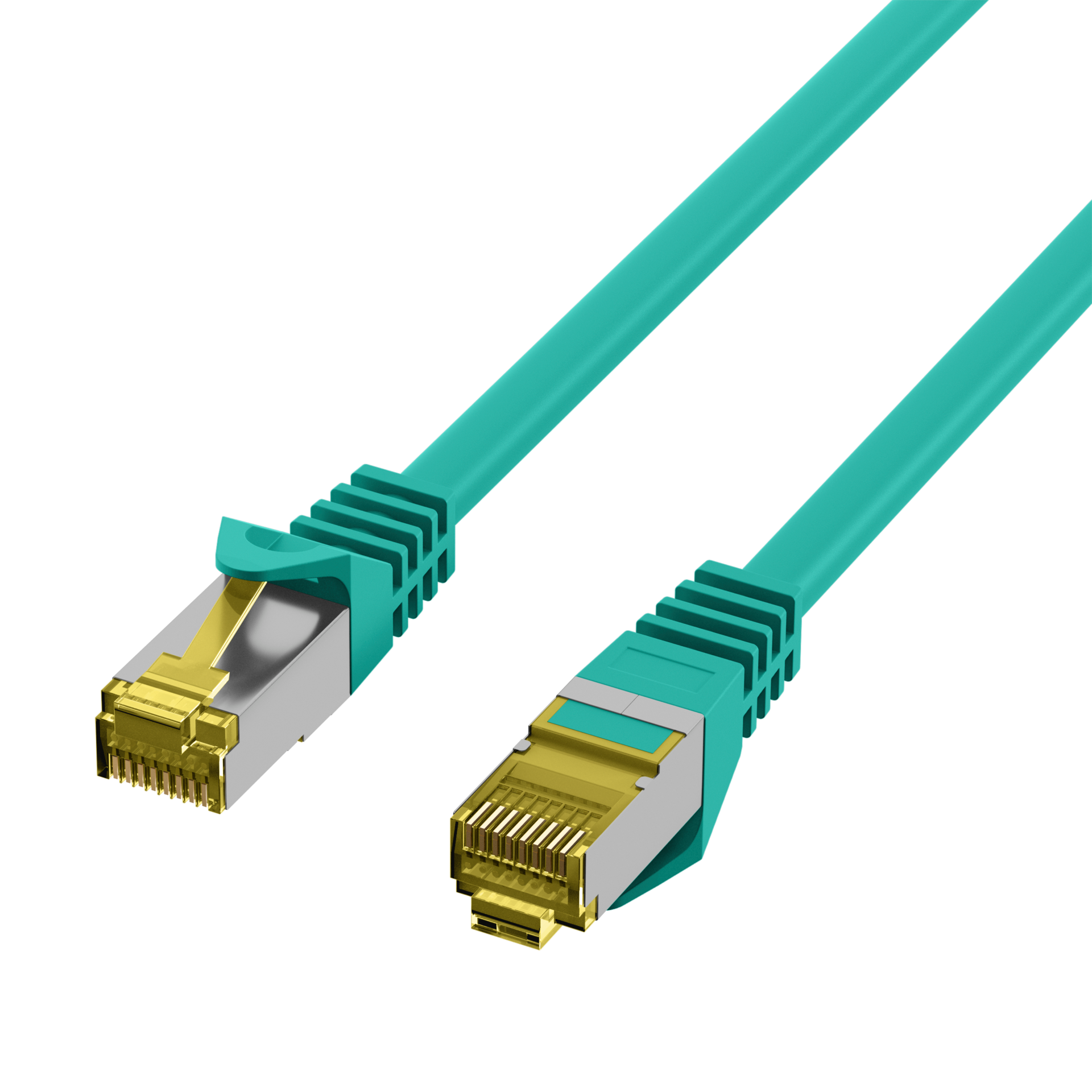 RJ45 Patchkabel Cat.6A S/FTP LSZH  Cat.7 Rohkabel grün 20m