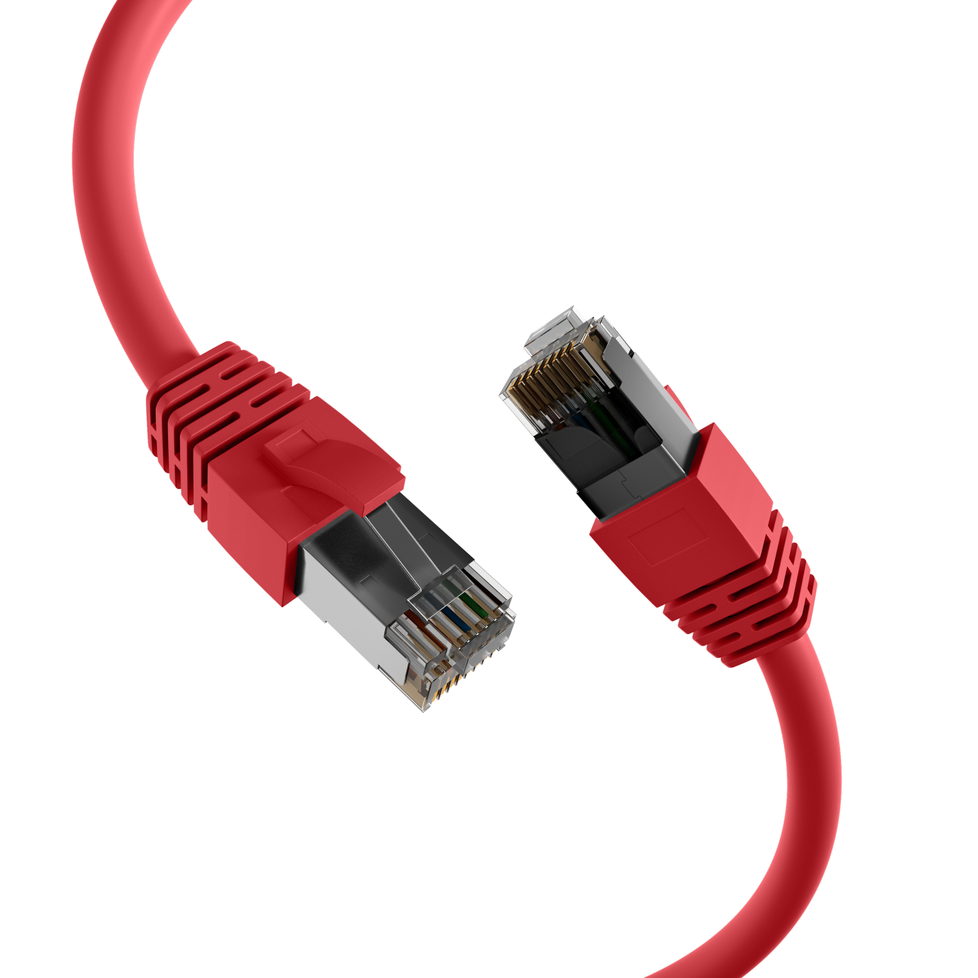 RJ45 Patchkabel Cat.8.1 S/FTP LSZH BC rot 10m