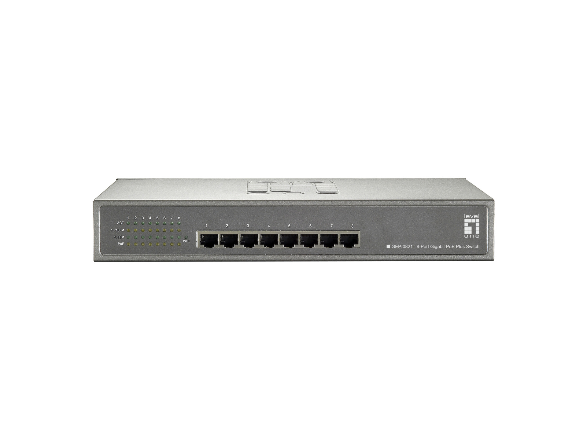 8-Port Gigabit Ethernet PoE+ Switch (123.2W)