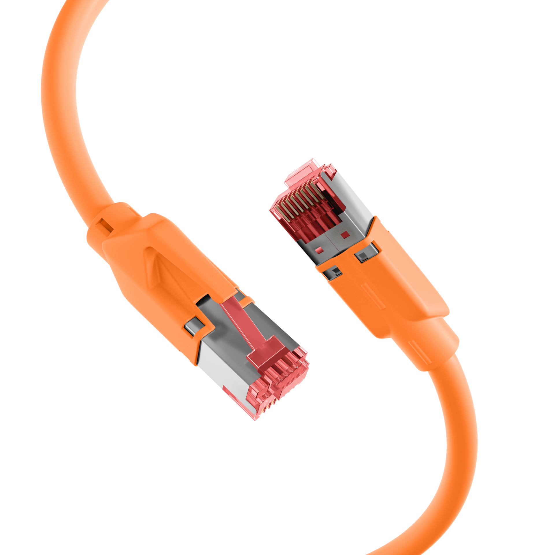 RJ45 Patchkabel Cat.6A S/FTP LSZH  Draka UC900 TM21 orange 0,5m