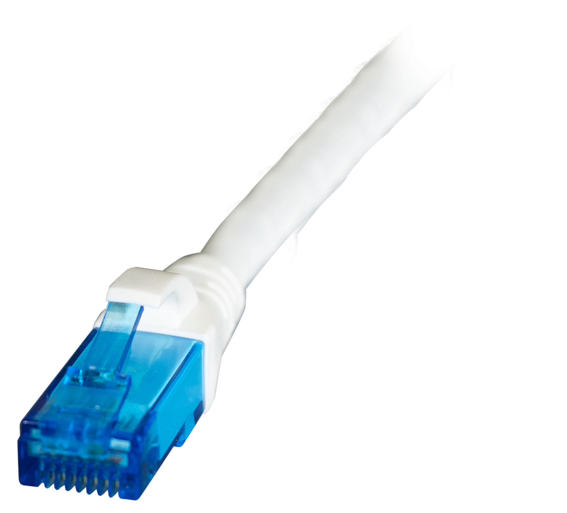 INFRALAN® RJ45 Patchkabel U/UTP, Cat.6A, LSZH, Premium, 500MHz, 5m, weiß