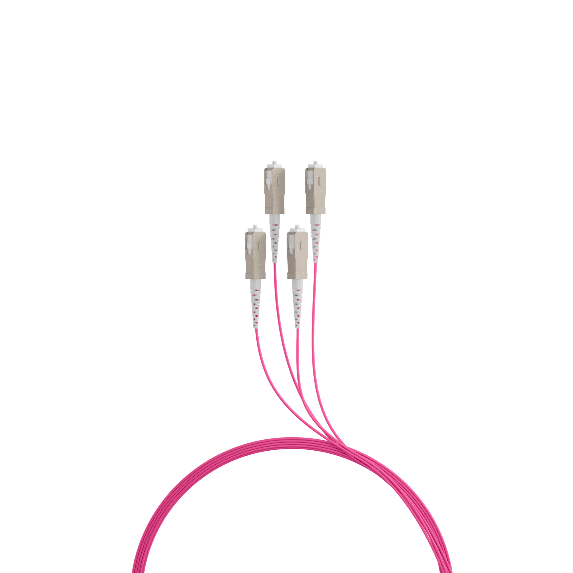 Trunkkabel U-DQ(ZN)BH OM4 4G (1x4) SC-SC,100m Dca LSZH