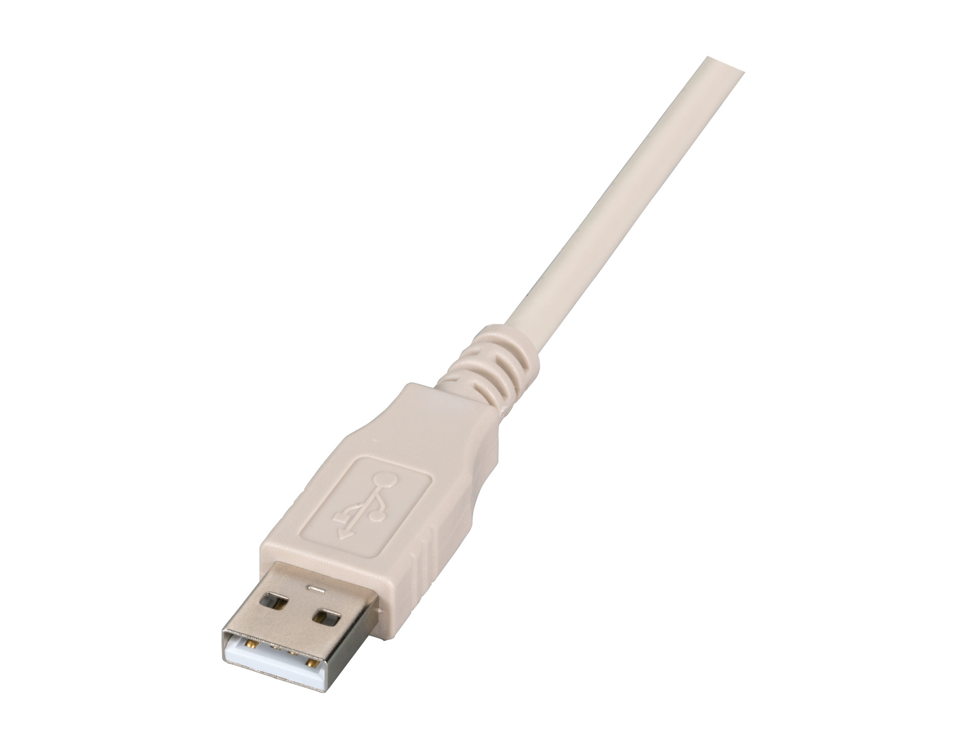 IP67 Einbaubuchse, M20, USB2.0, Bu-St, A-A, 0,5m