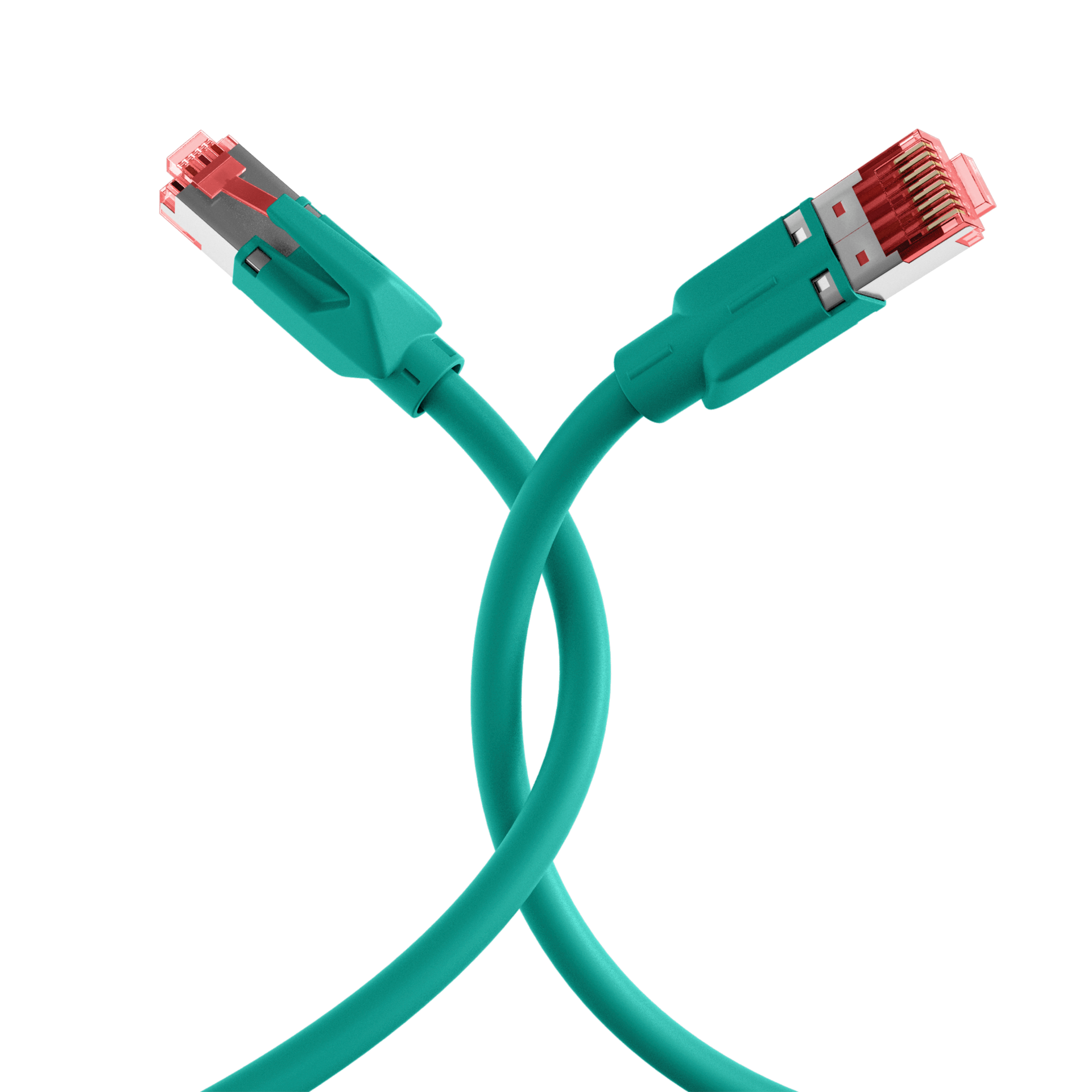 RJ45 Patchkabel Cat.6A S/FTP LSZH  Draka UC900 TM21 grün 0,15m