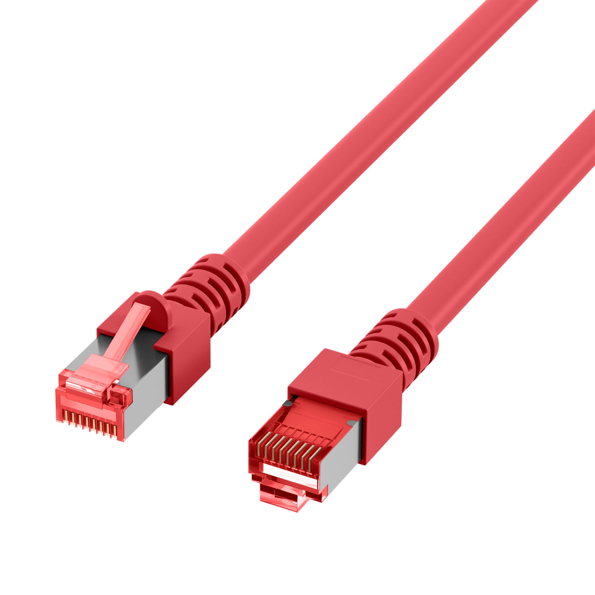 RJ45 Patchkabel Cat.6 S/FTP LSZH  rot 20m