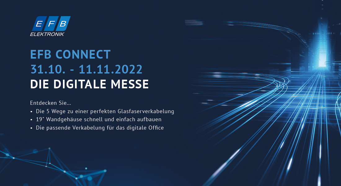 Infos zur digitale Messe vom 31.10 - 11.11 - EFB Elektronik 