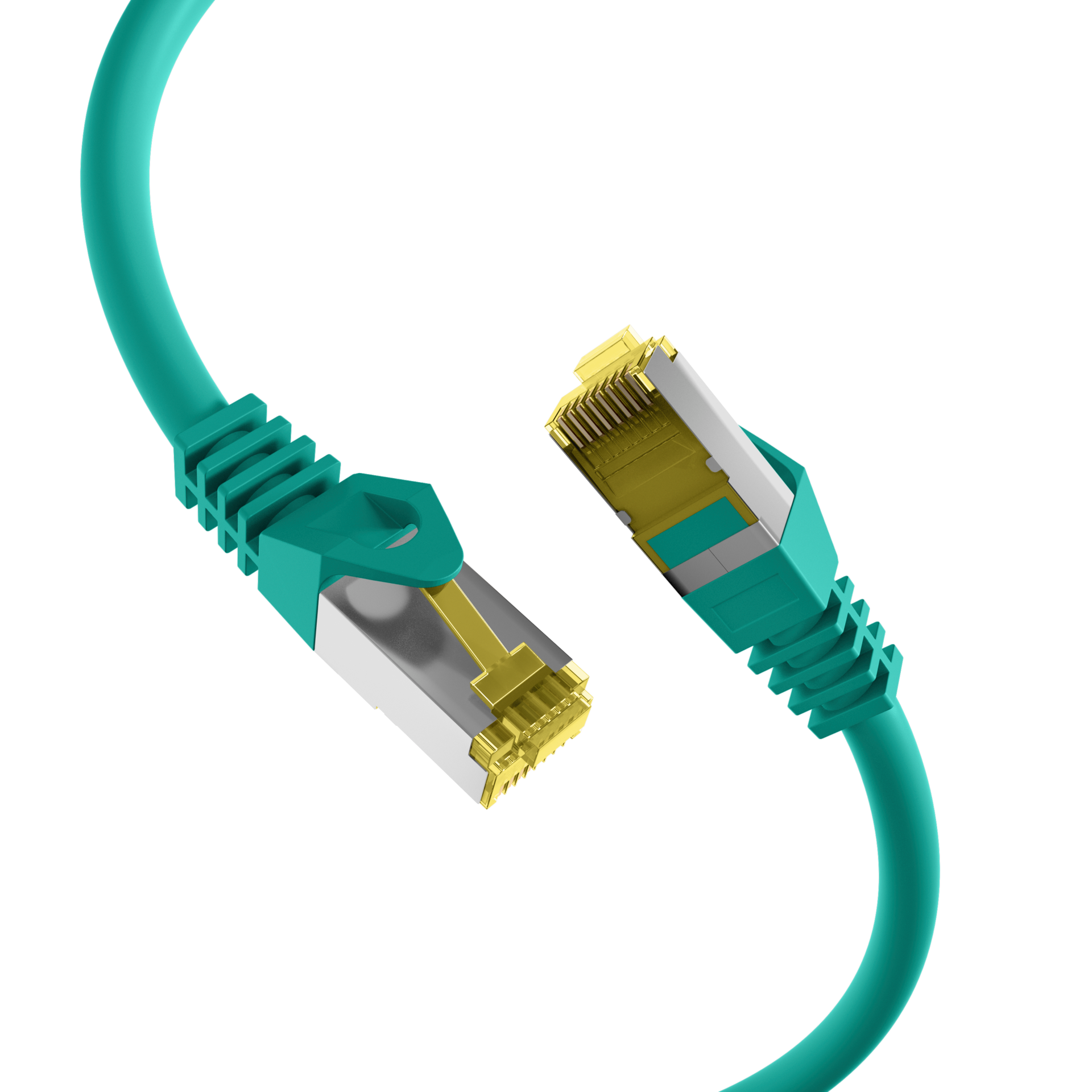 RJ45 Patchkabel Cat.6A S/FTP LSZH  Cat.7 Rohkabel grün 20m