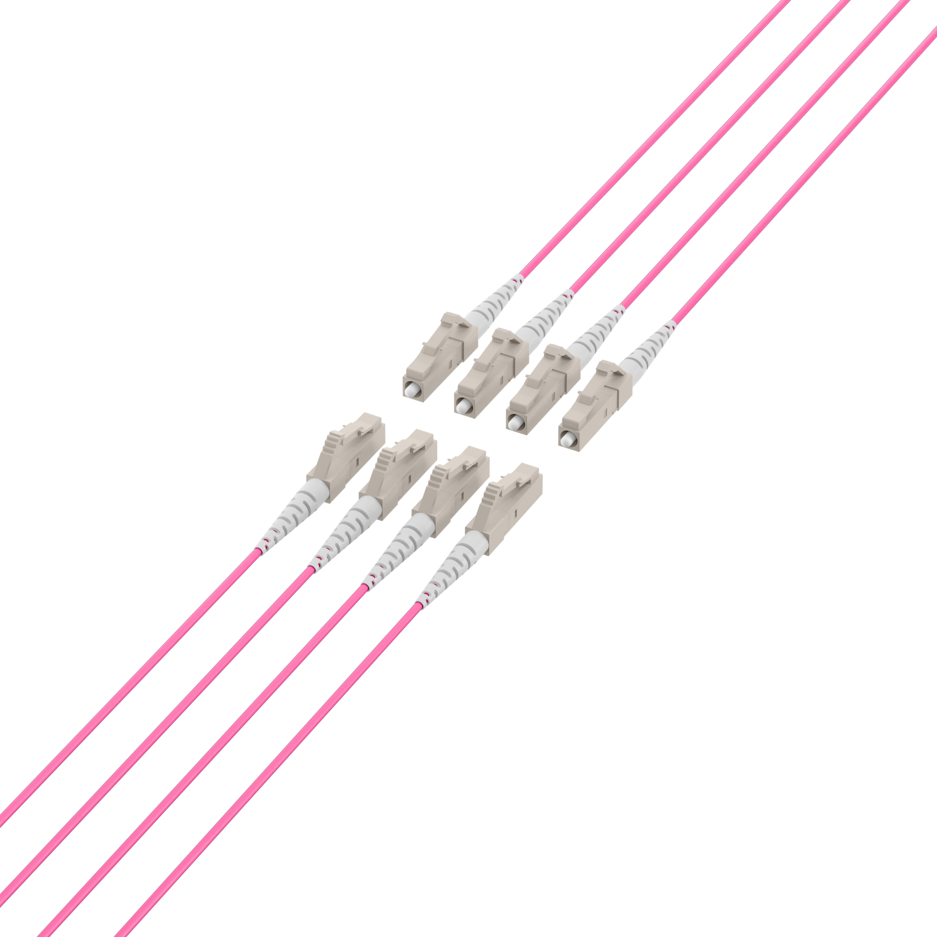 Trunkkabel U-DQ(ZN)BH OM4 8G (1x8) LC-LC,110m Dca LSZH