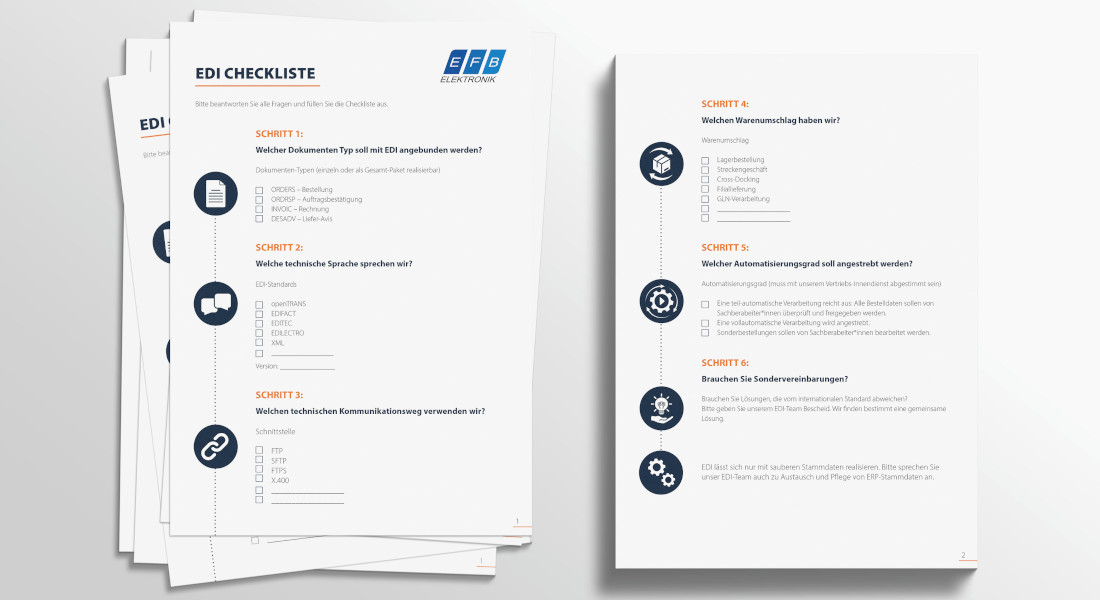 Die EDI-Checkliste von EFB-Elektronik