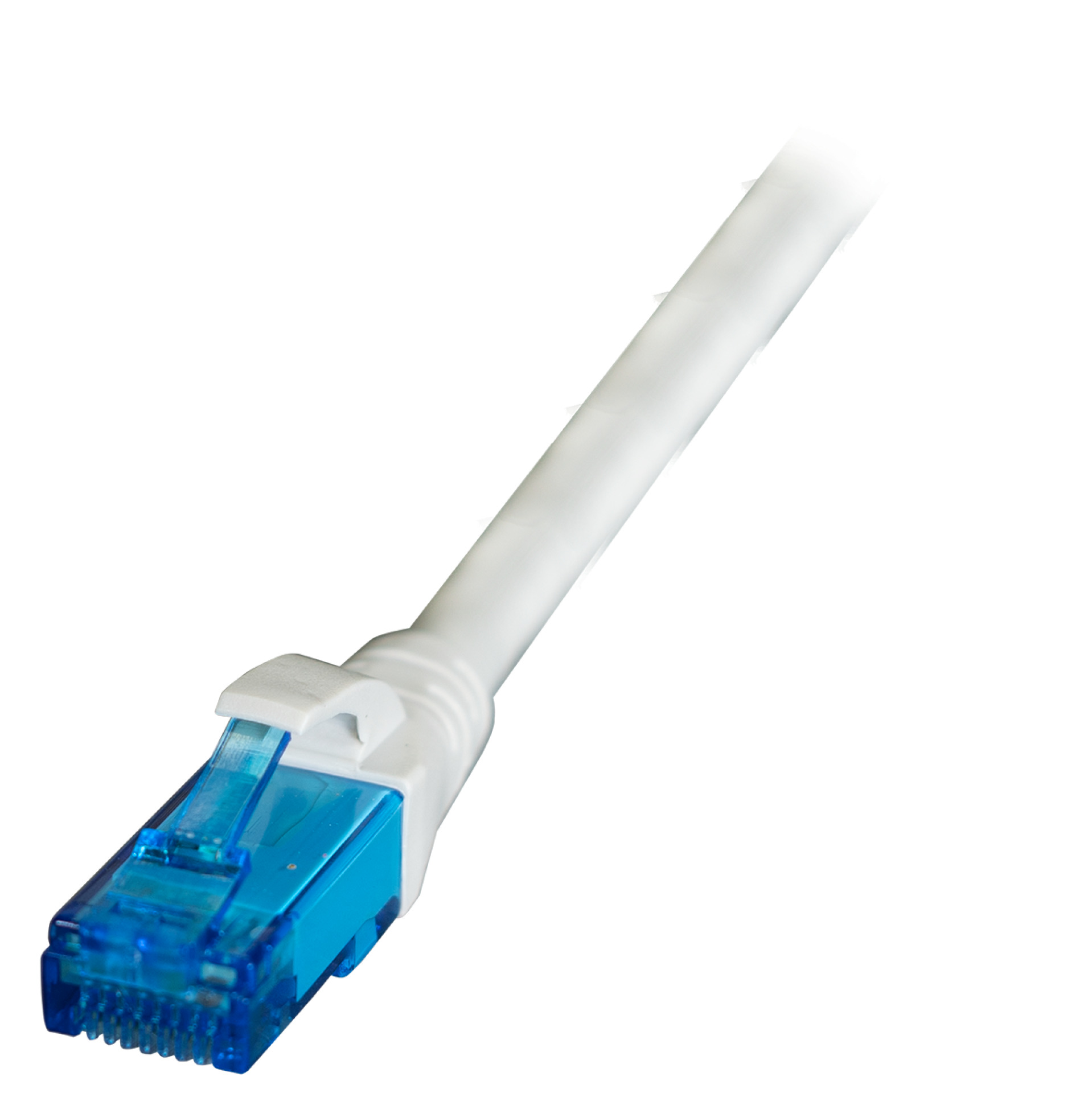 INFRALAN® RJ45 Patchkabel U/UTP, Cat.6A, LSZH, Premium, 500MHz, 15m, grau